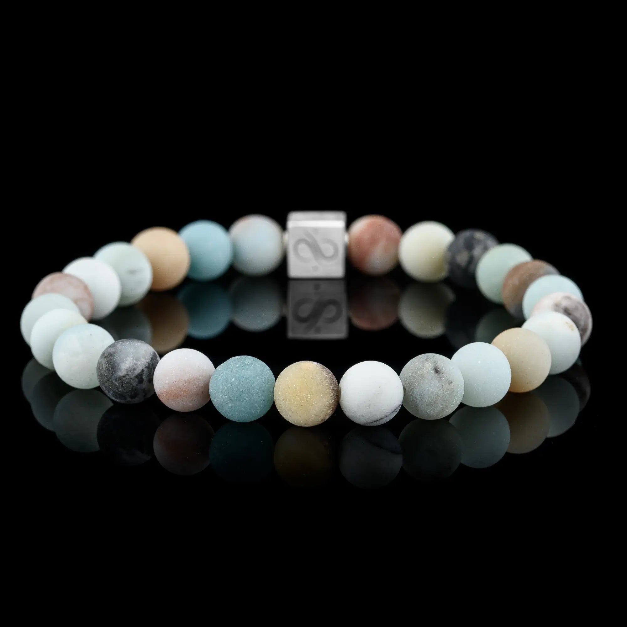 MULTICOLOR GREEN AMAZONITE BRACELET I (8MM)
