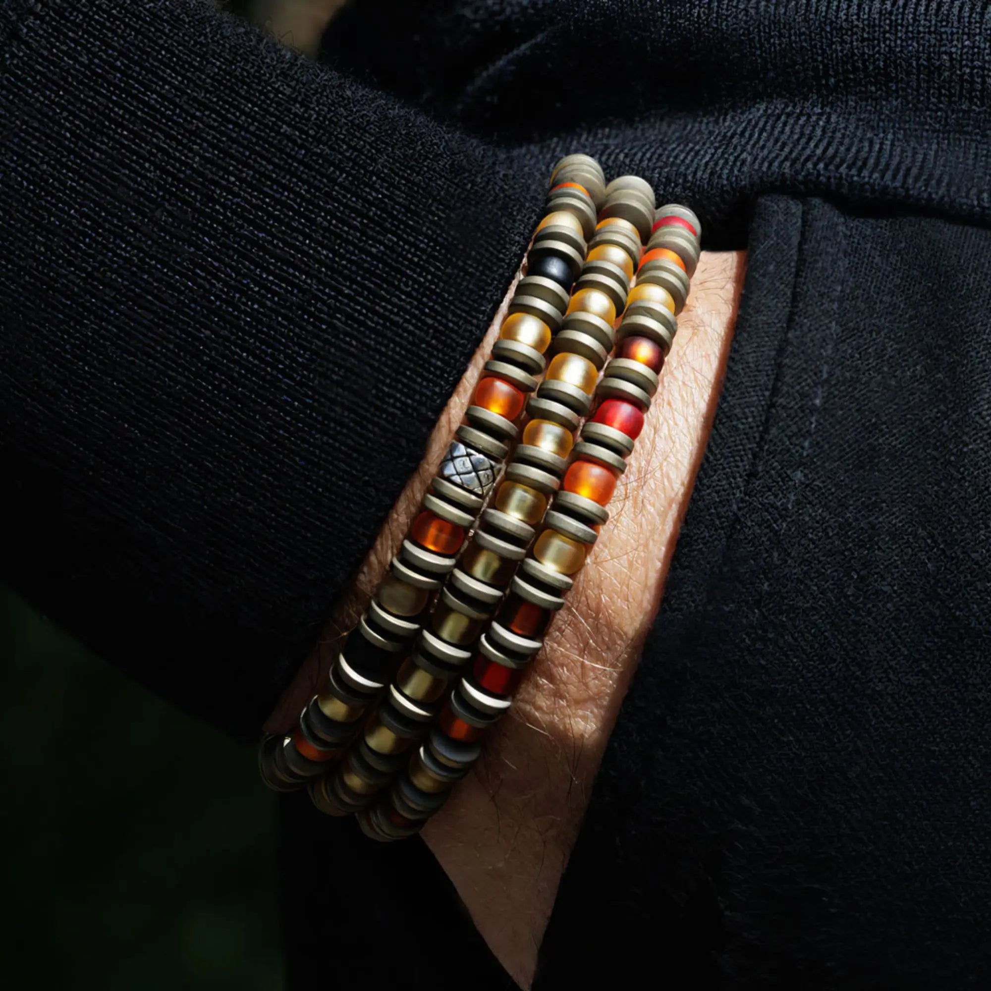 HEMATITE BRONZE BRACELET II (6MM)