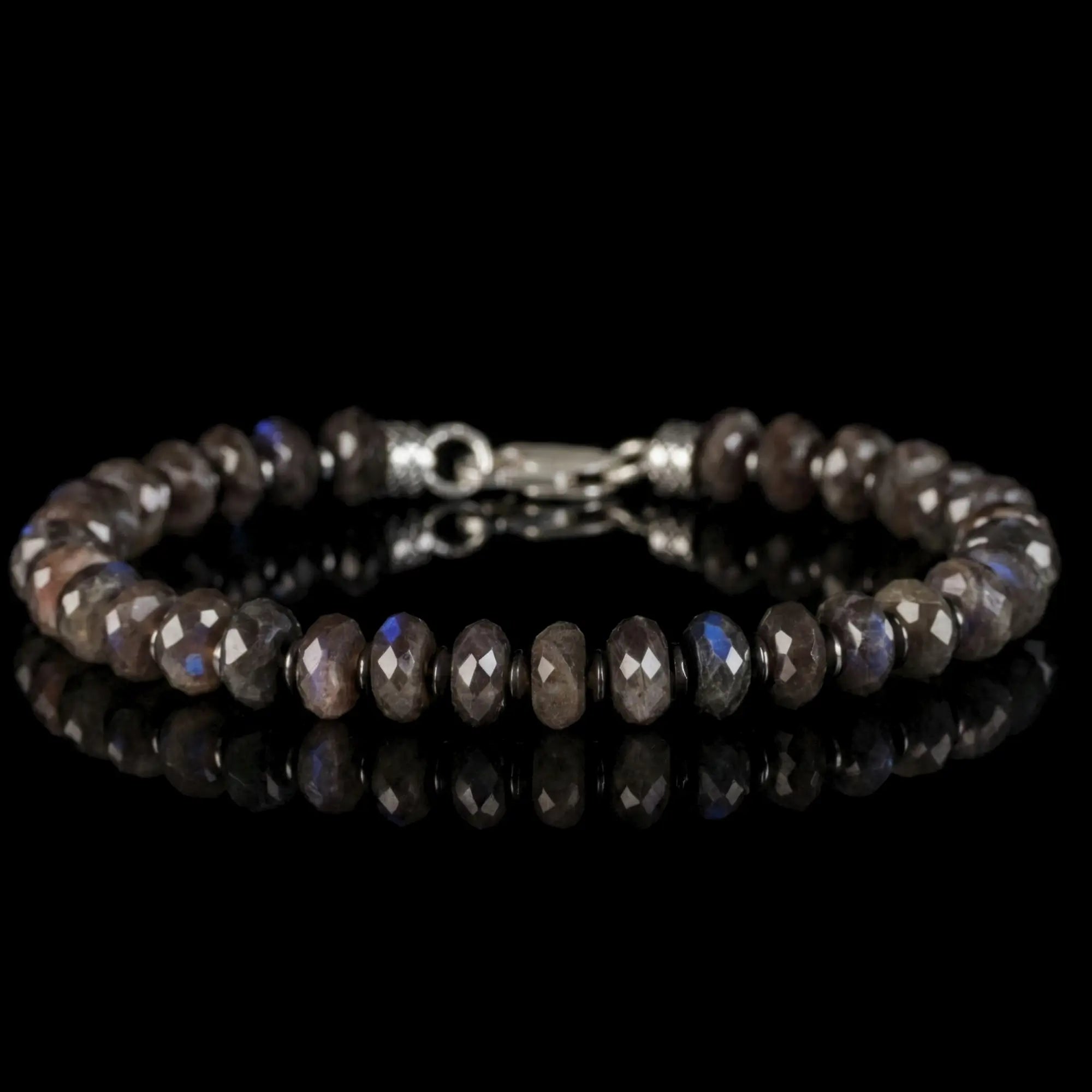 BLACK LABRADORITE BRACELET I  (8MM)