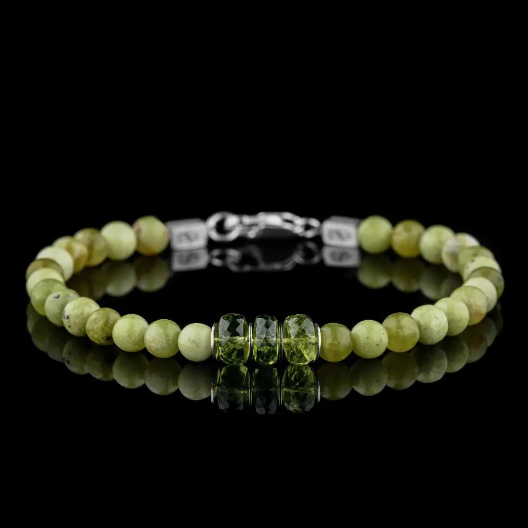 PERIDOT BRACELET 10 CARAT (6MM)
