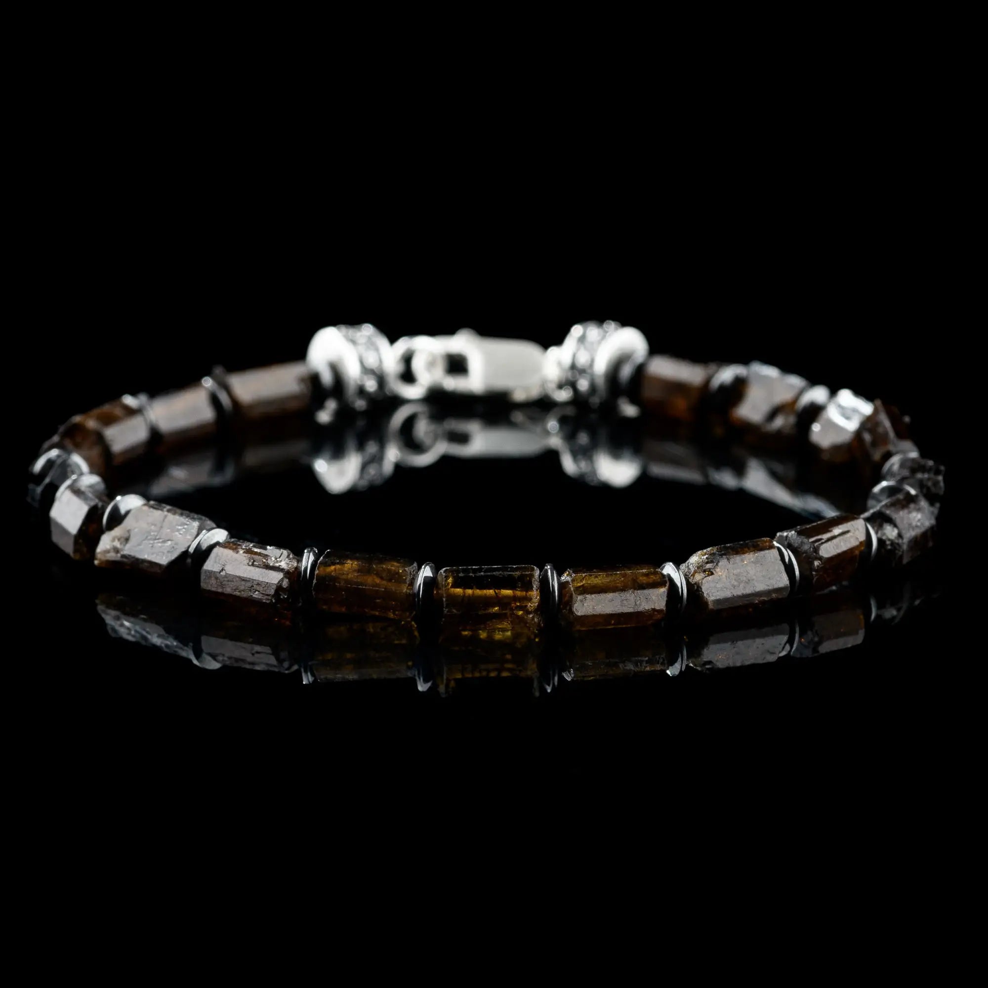 RAW BROWN TOURMALINE BRACELET I (8-10MM)