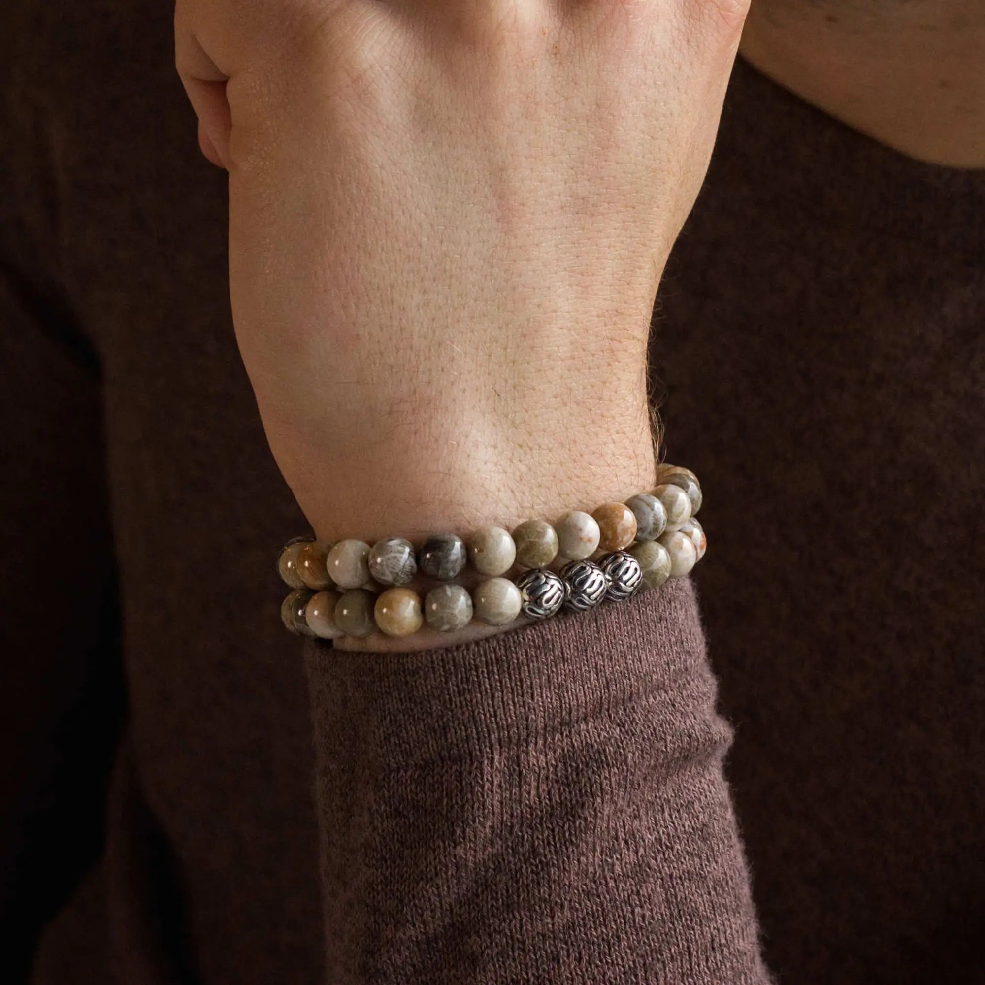 FOSSIL CORAL BRACELET I (8MM)