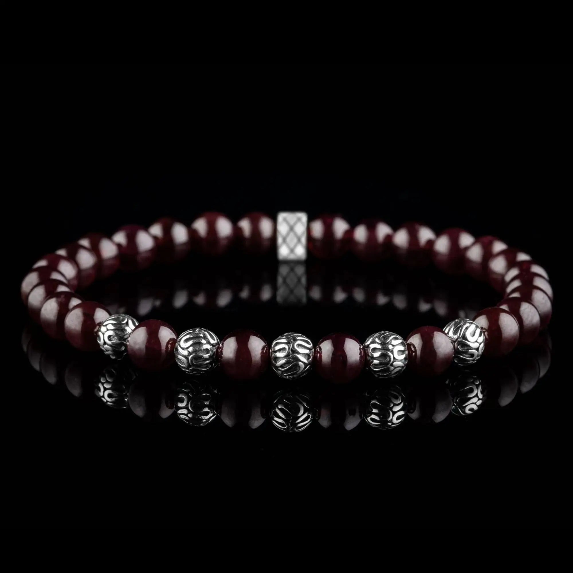 RED GARNET BRACELET IV (6MM)