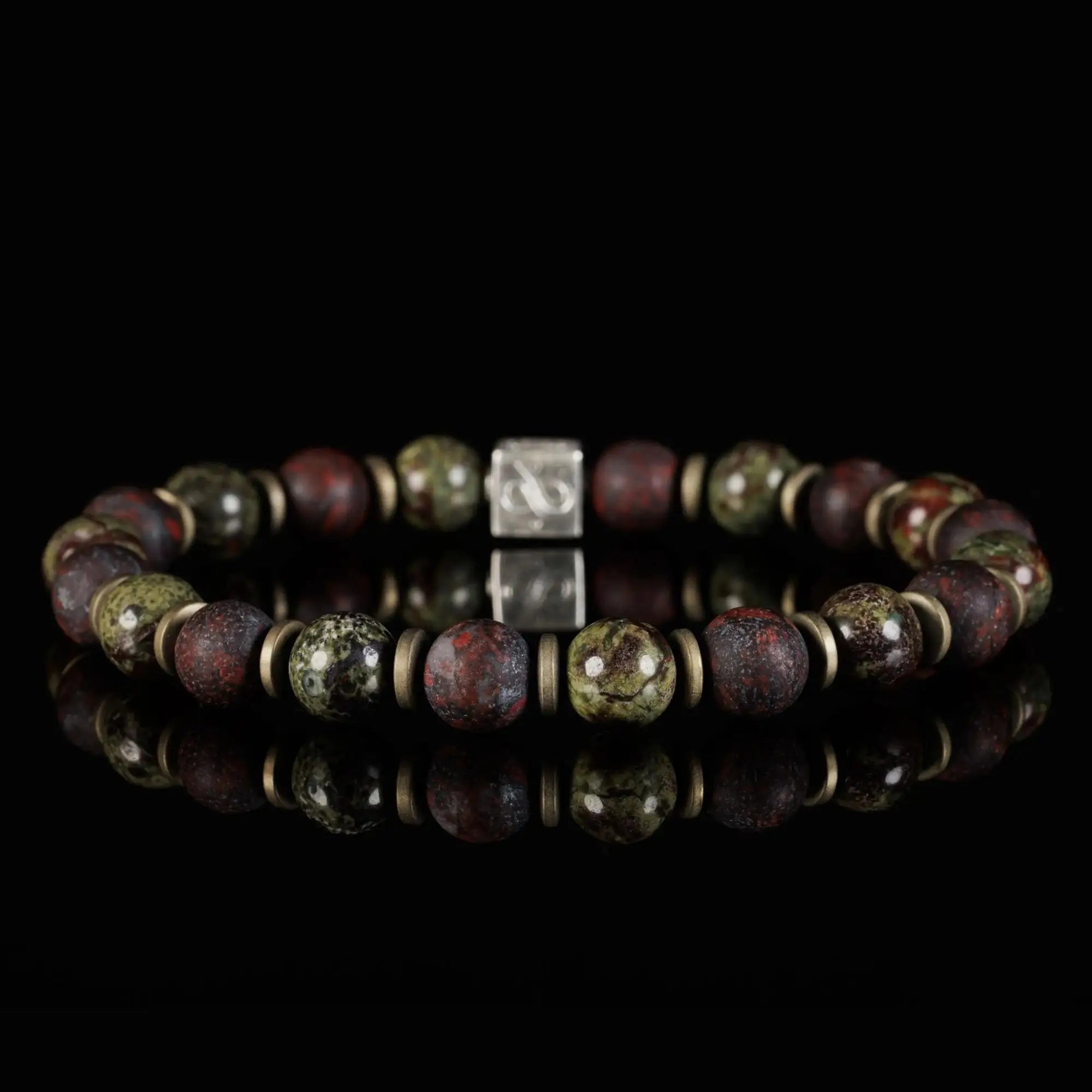 DRAGON BLOOD JASPER BRACELET XI (8MM)