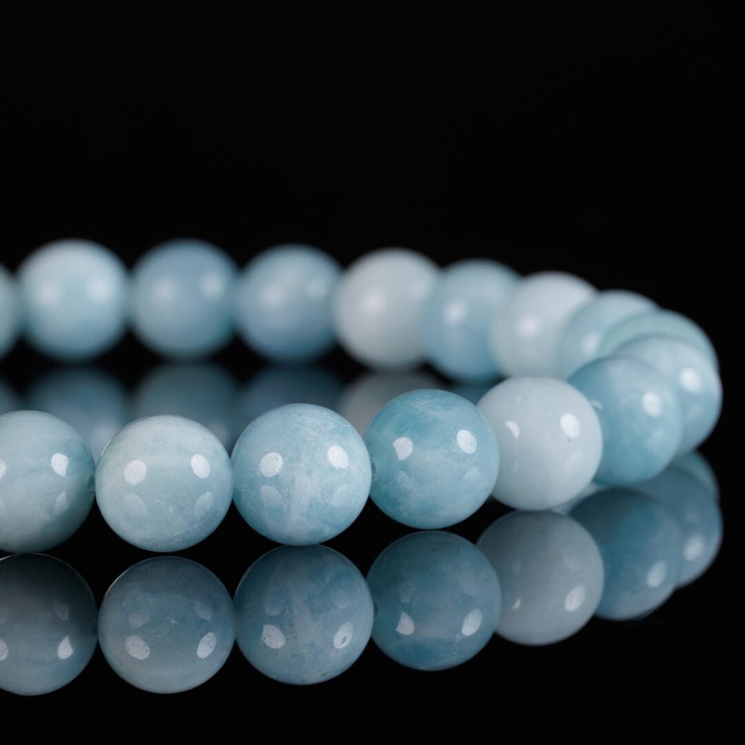 MULTITONED BLUE AQUAMARINE BRACELET XV (8MM)