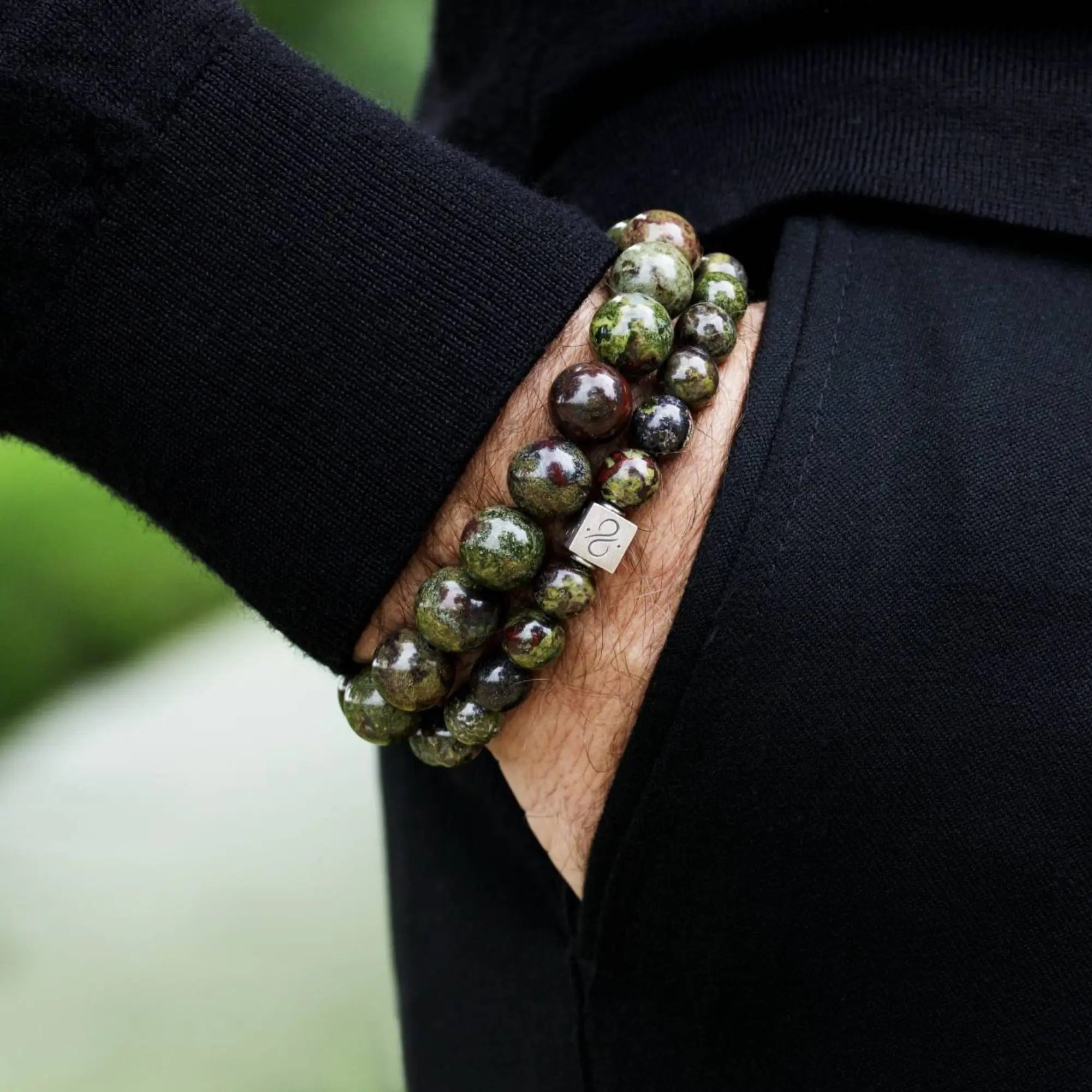 DRAGON BLOOD JASPER BRACELET VI (8MM)