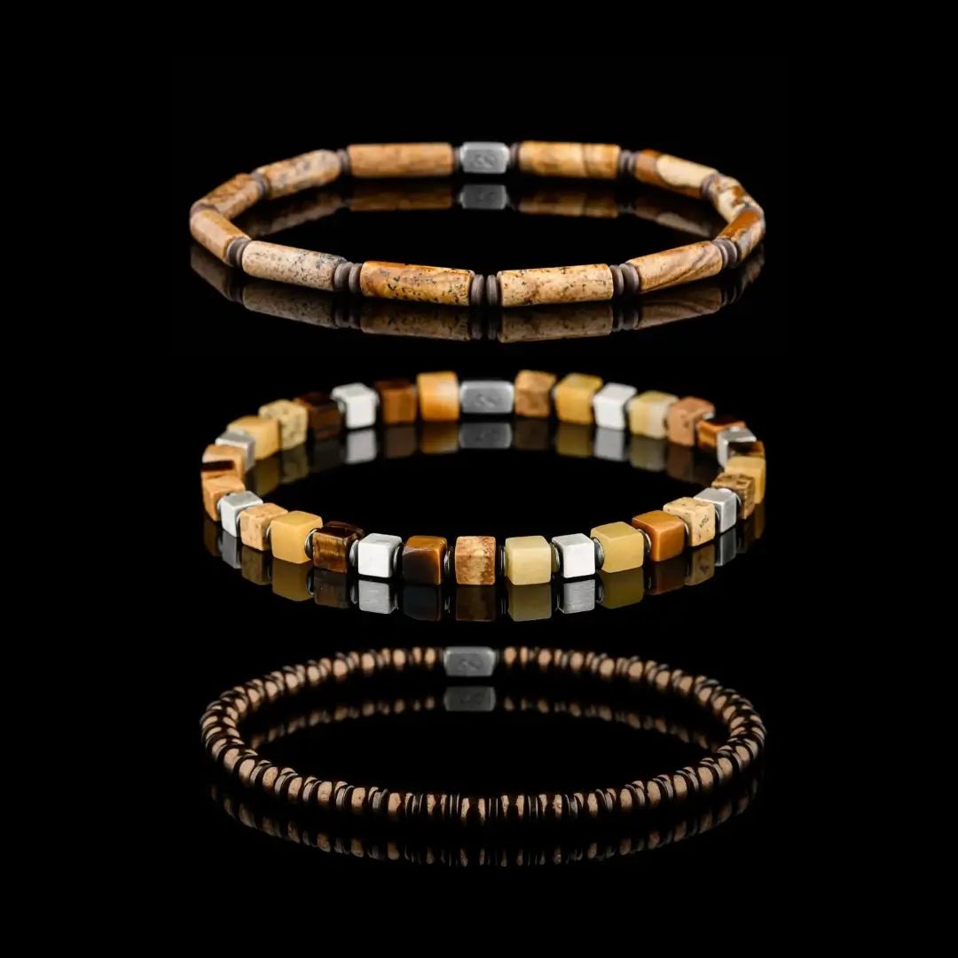 BRONZE NOMAD BRACELET BUNDLE (4MM)