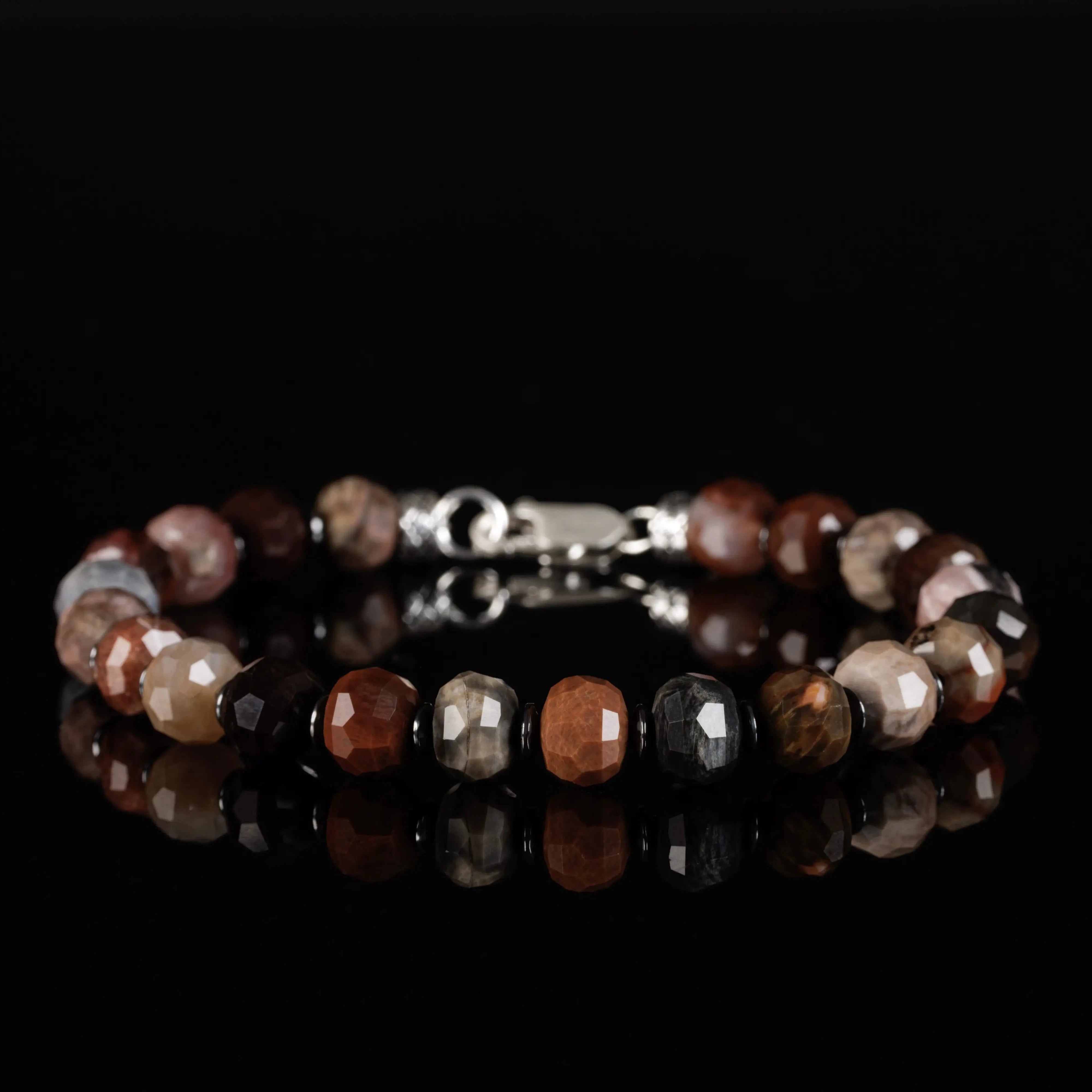 PETRIFIED WOOD BRACELET II (8MM)