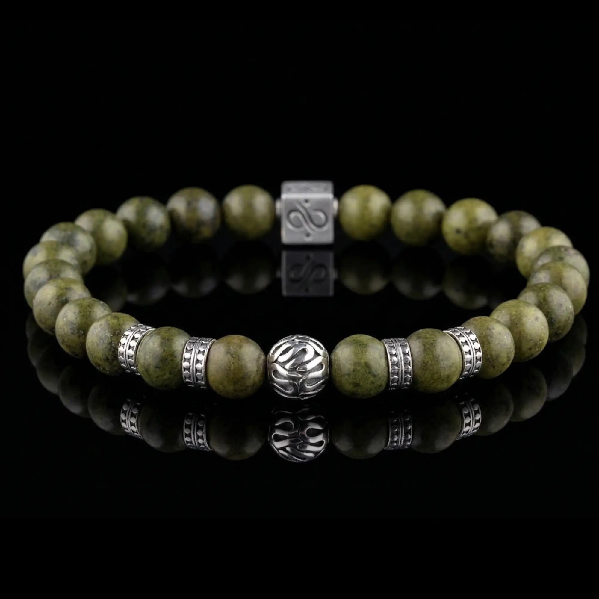 GREEN JASPER BRACELET I (8MM)