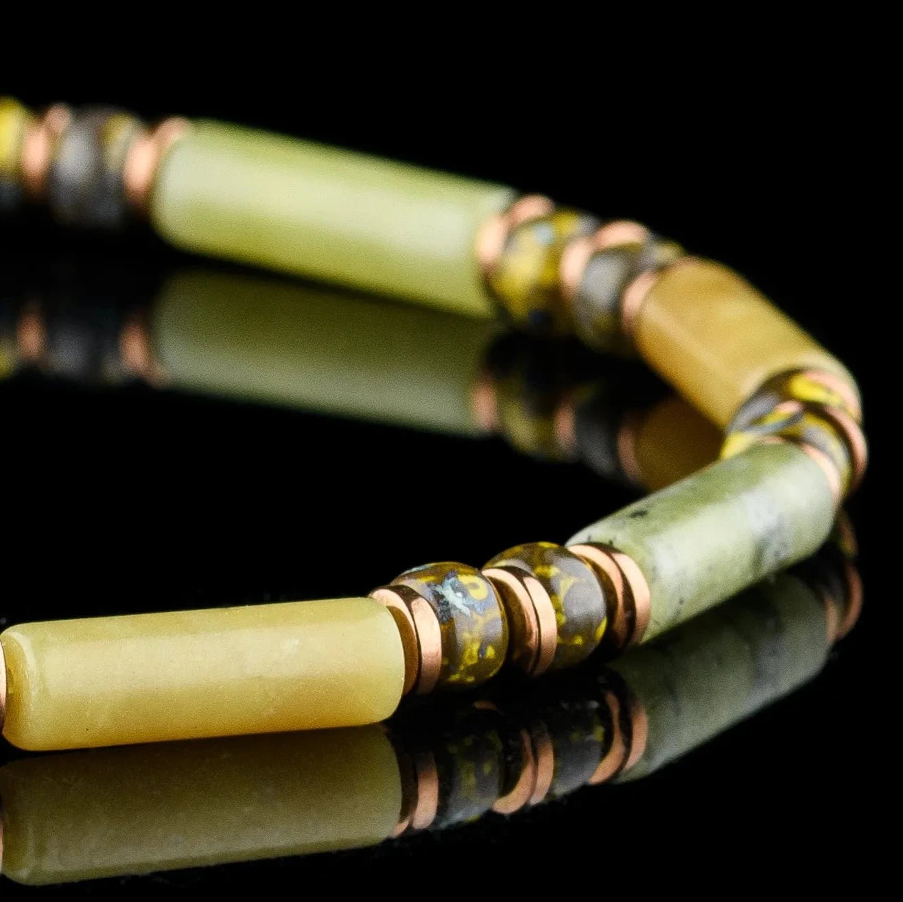 GREEN JASPER BRACELET II (4MM)