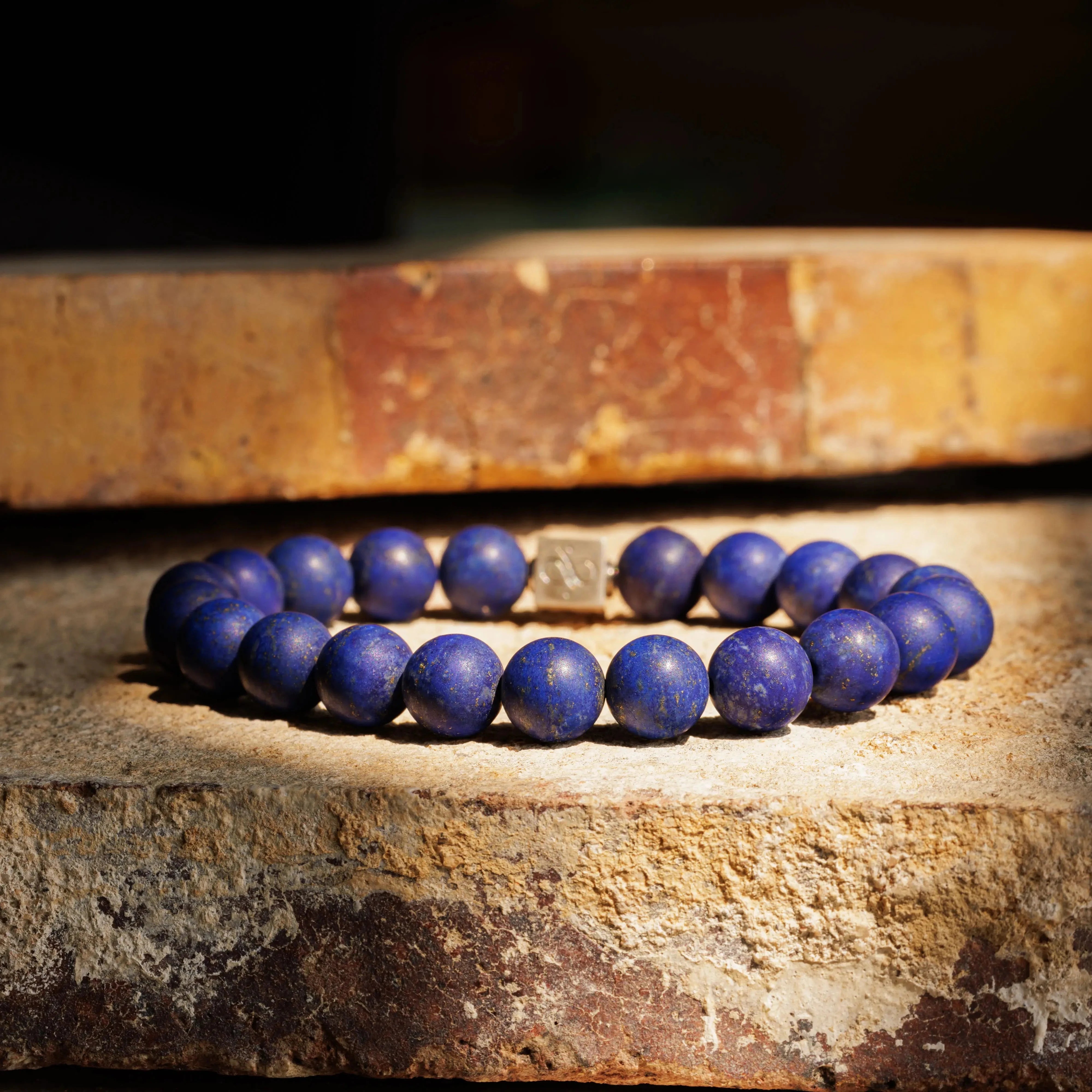 MATTE LAPIS LAZULI BRACELET X (10MM)