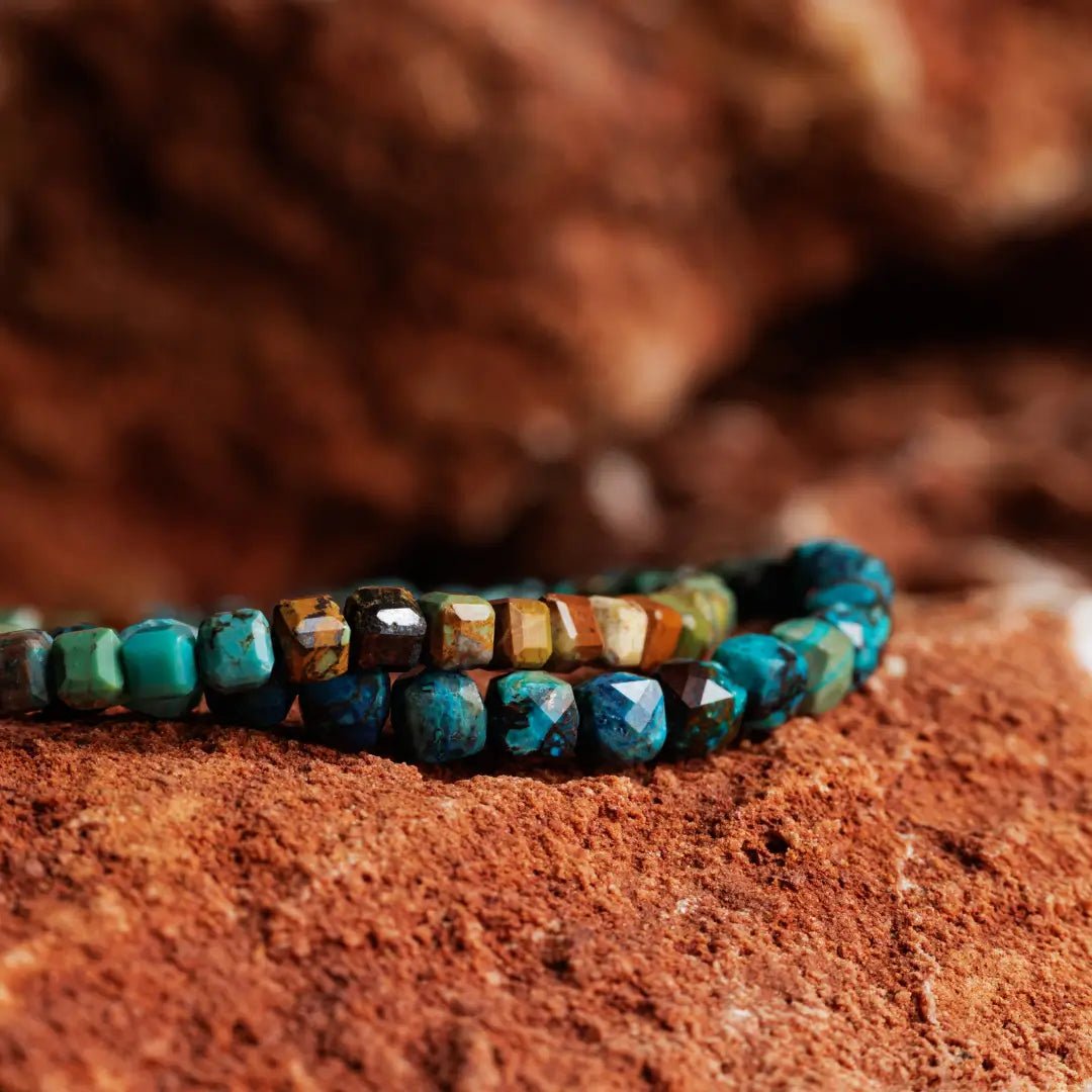 CHRYSOCOLLA BRACELET VIII (4MM)