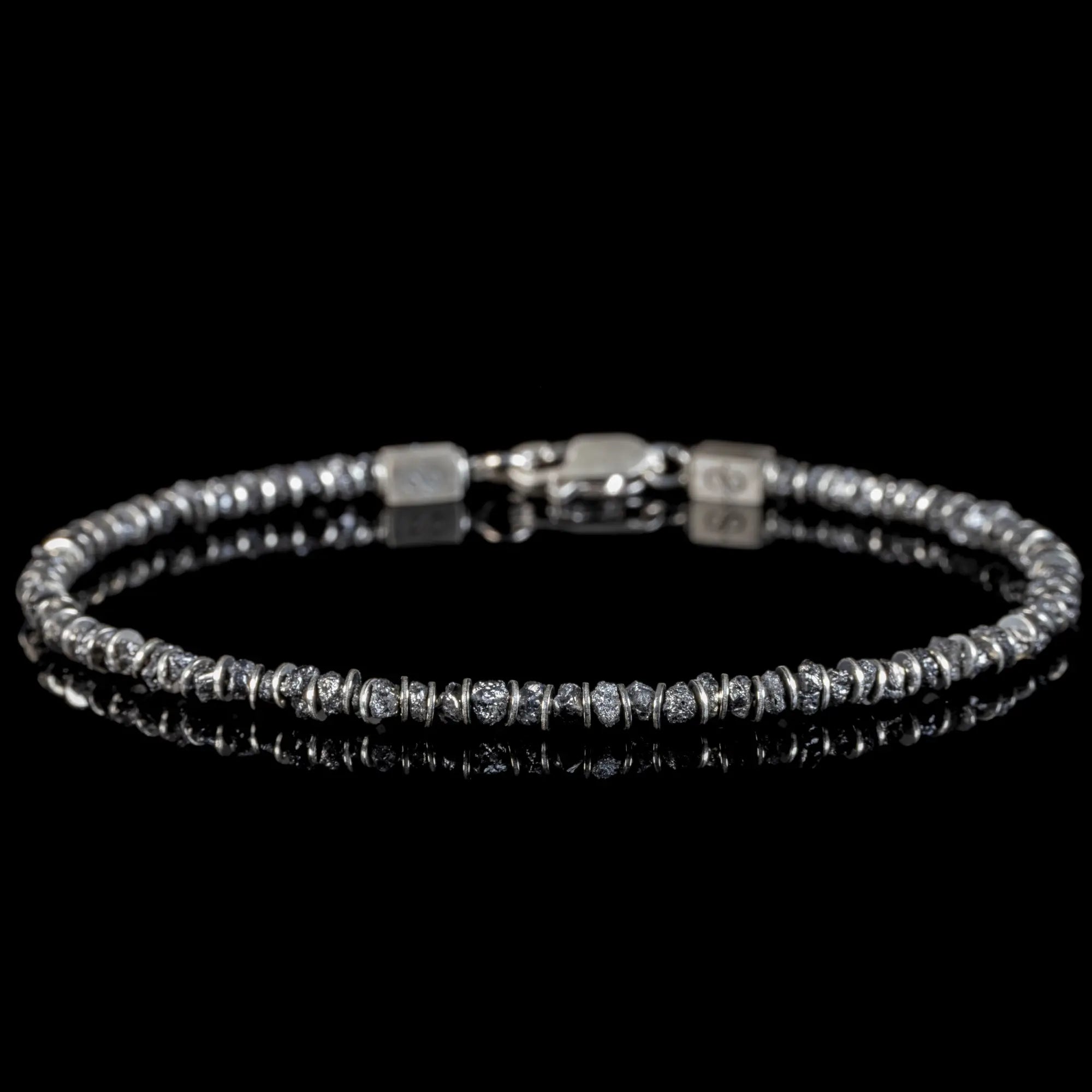 RAW BLACK DIAMOND BRACELET III (2-2.5MM)