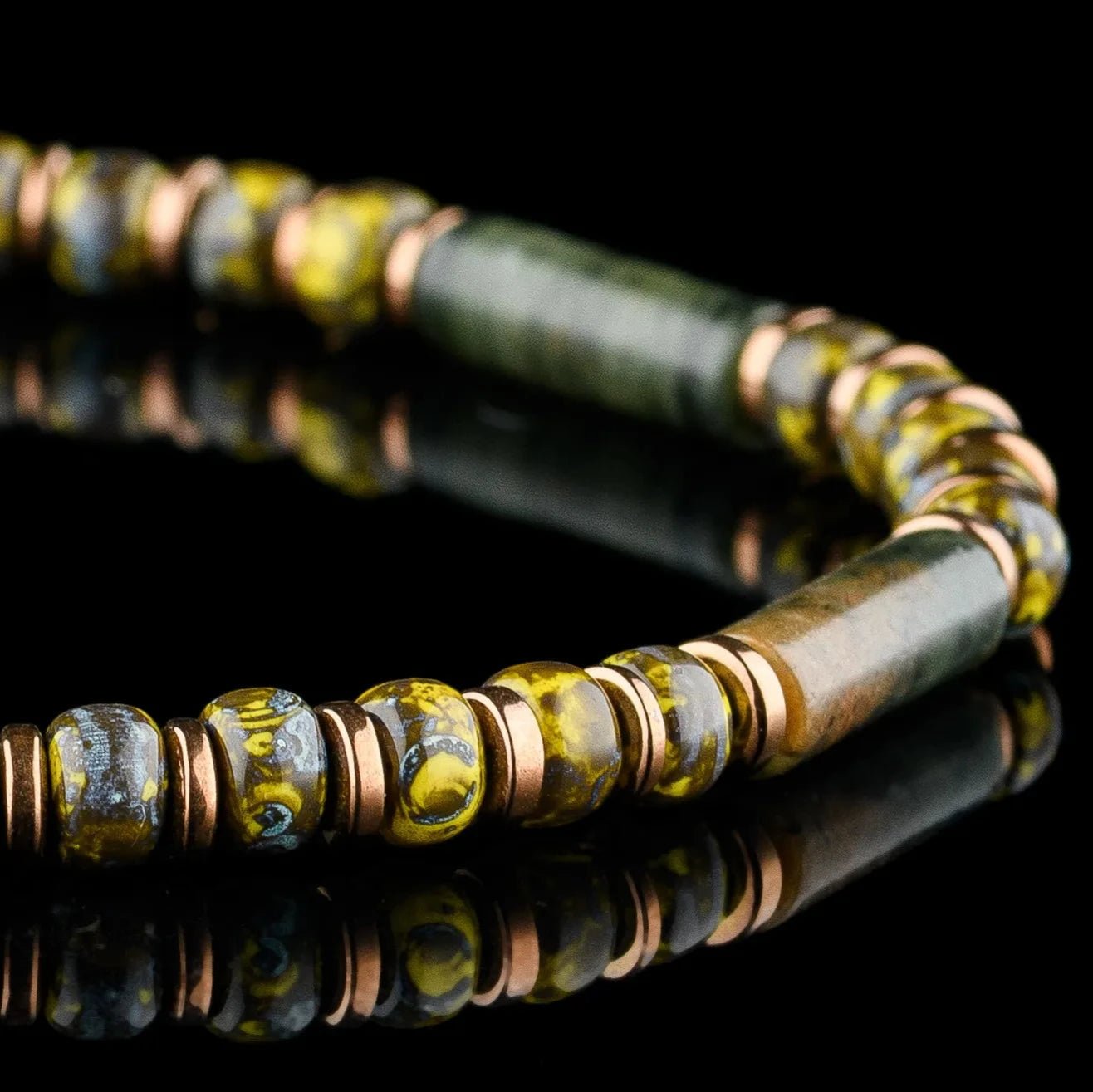 GREEN JASPER BRACELET III (4MM)