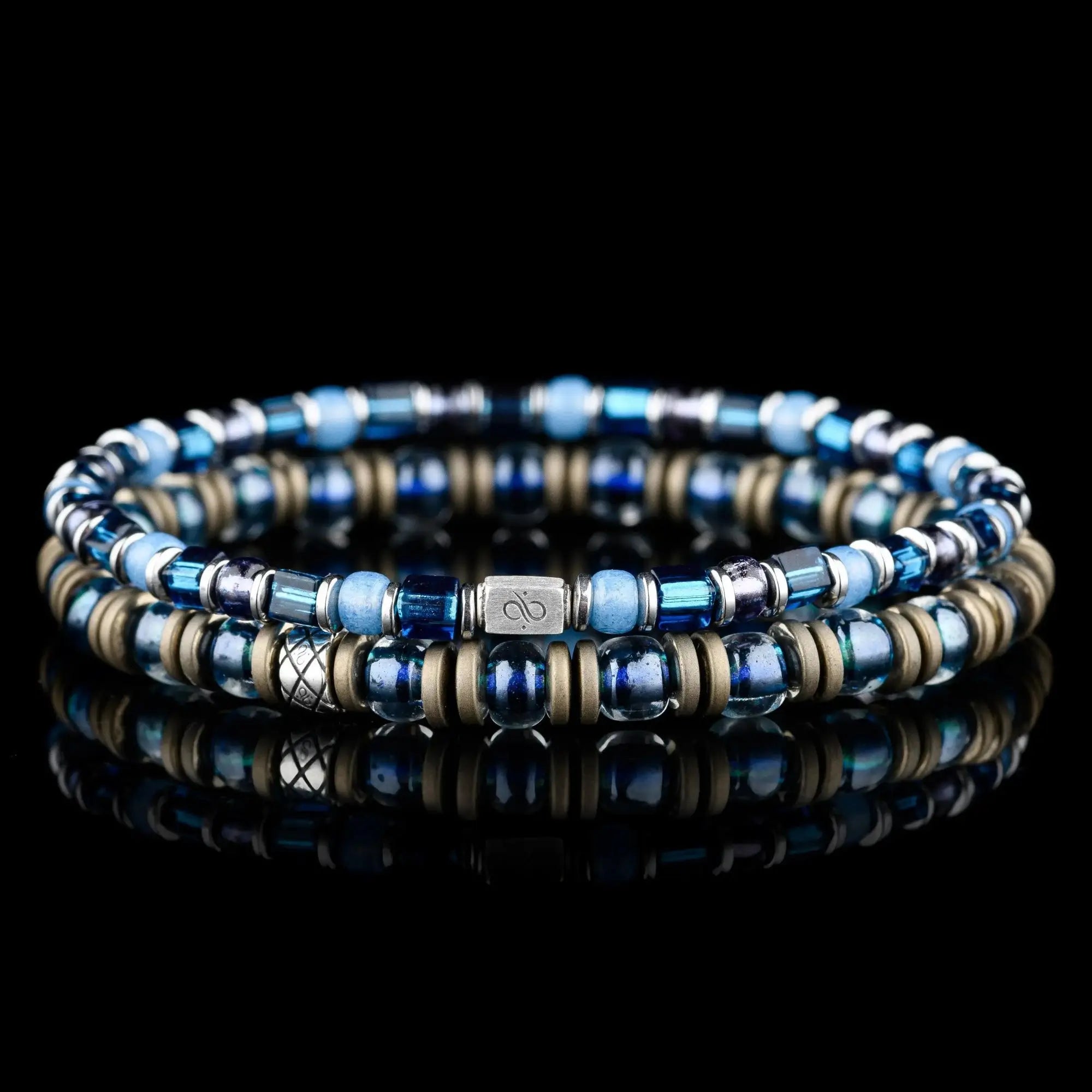 BLUE BRACELET PAIR I (4-6MM)