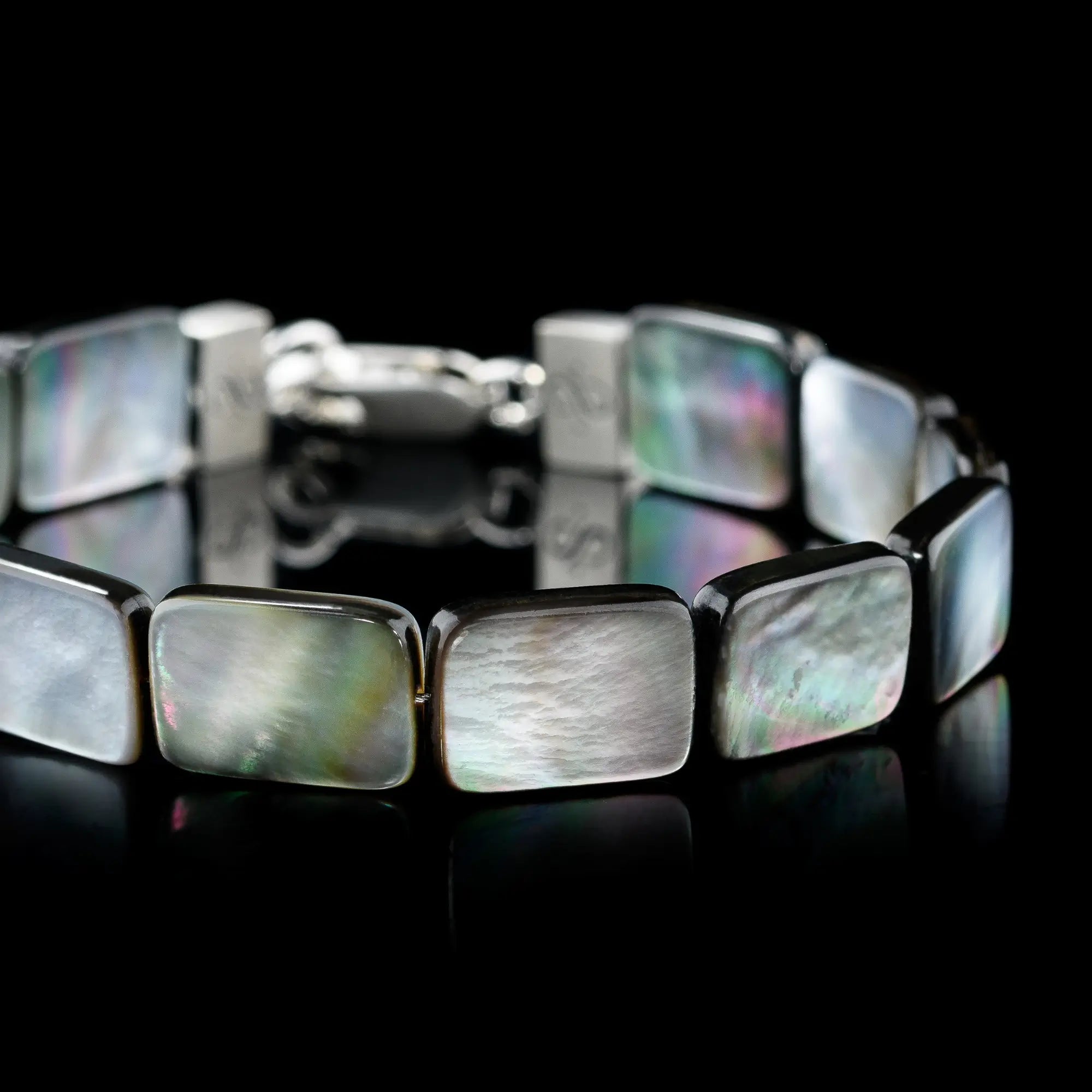 BLACK LIP OYSTER BRACELET I (14X10MM)