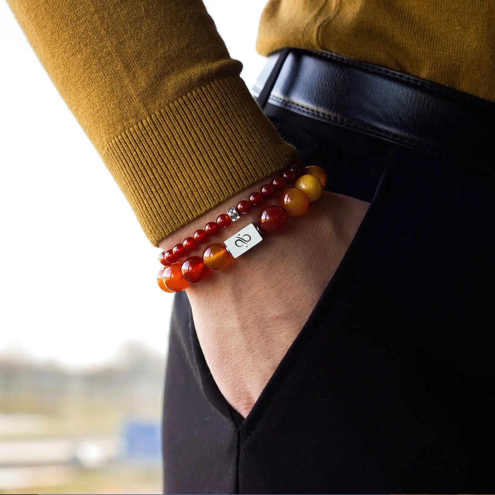 MIXED LANTERN BRACELET I (12MM)