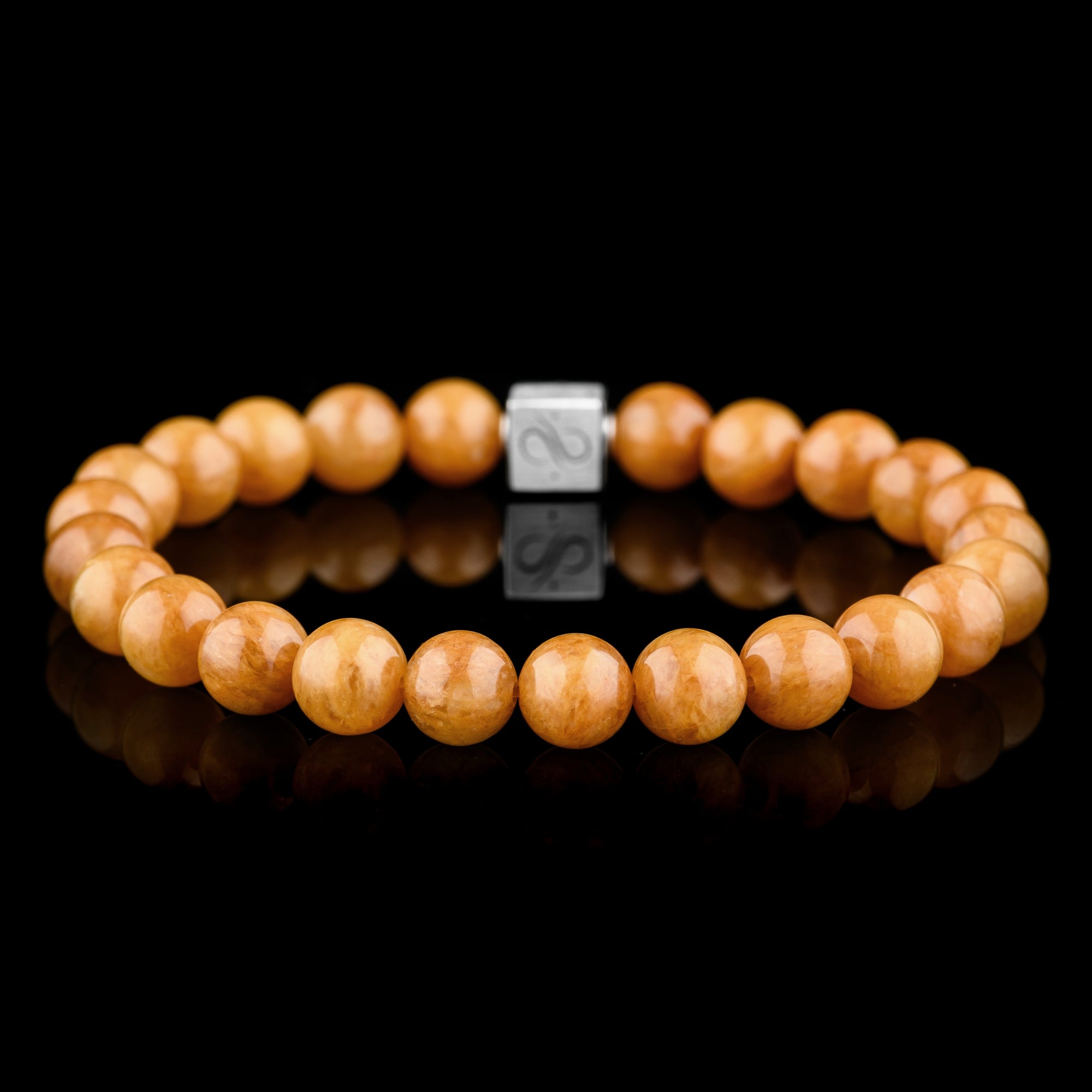 MUSTARD YELLOW JADE BRACELET XI (8.5MM)