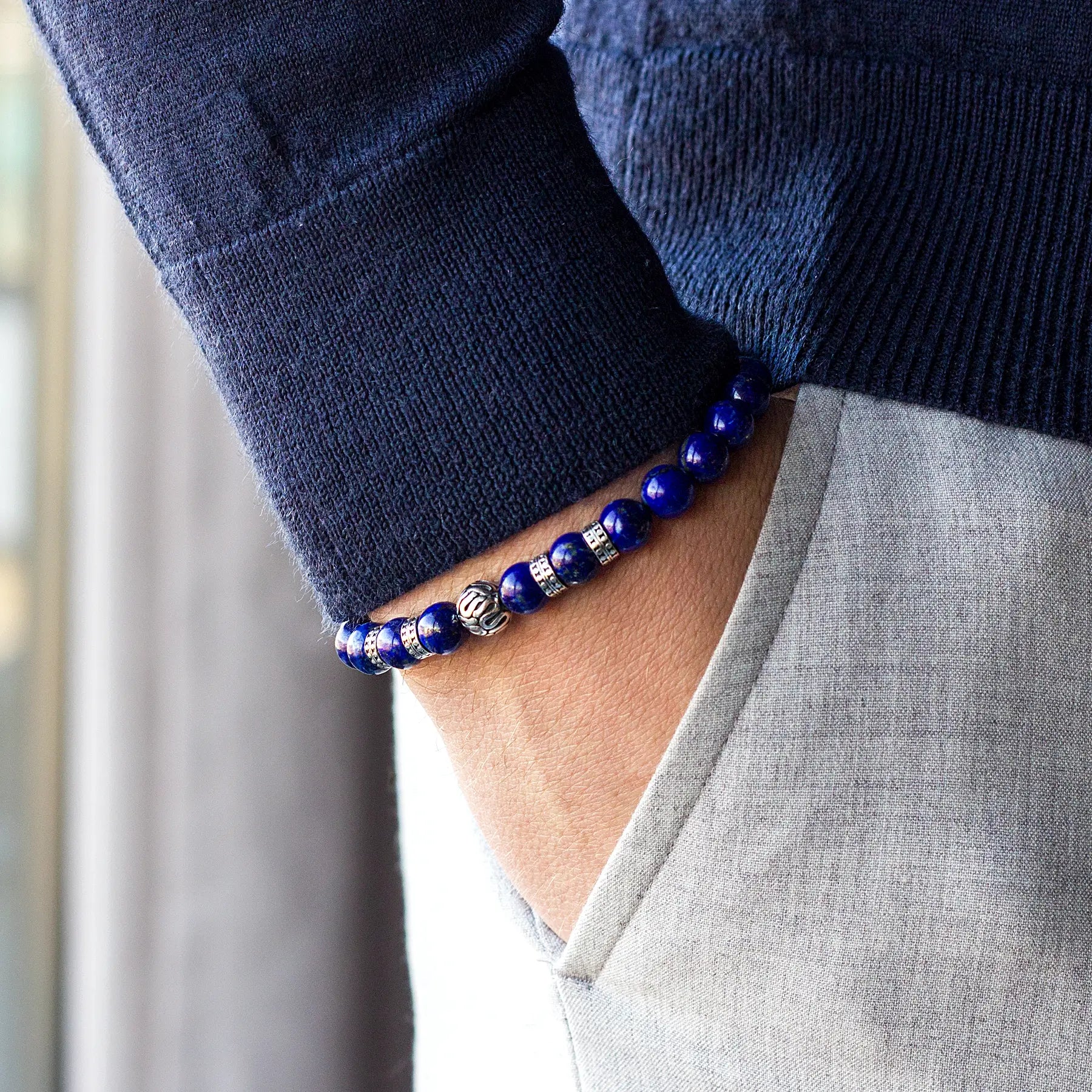 LAPIS LAZULI BRACELET XI (8MM)