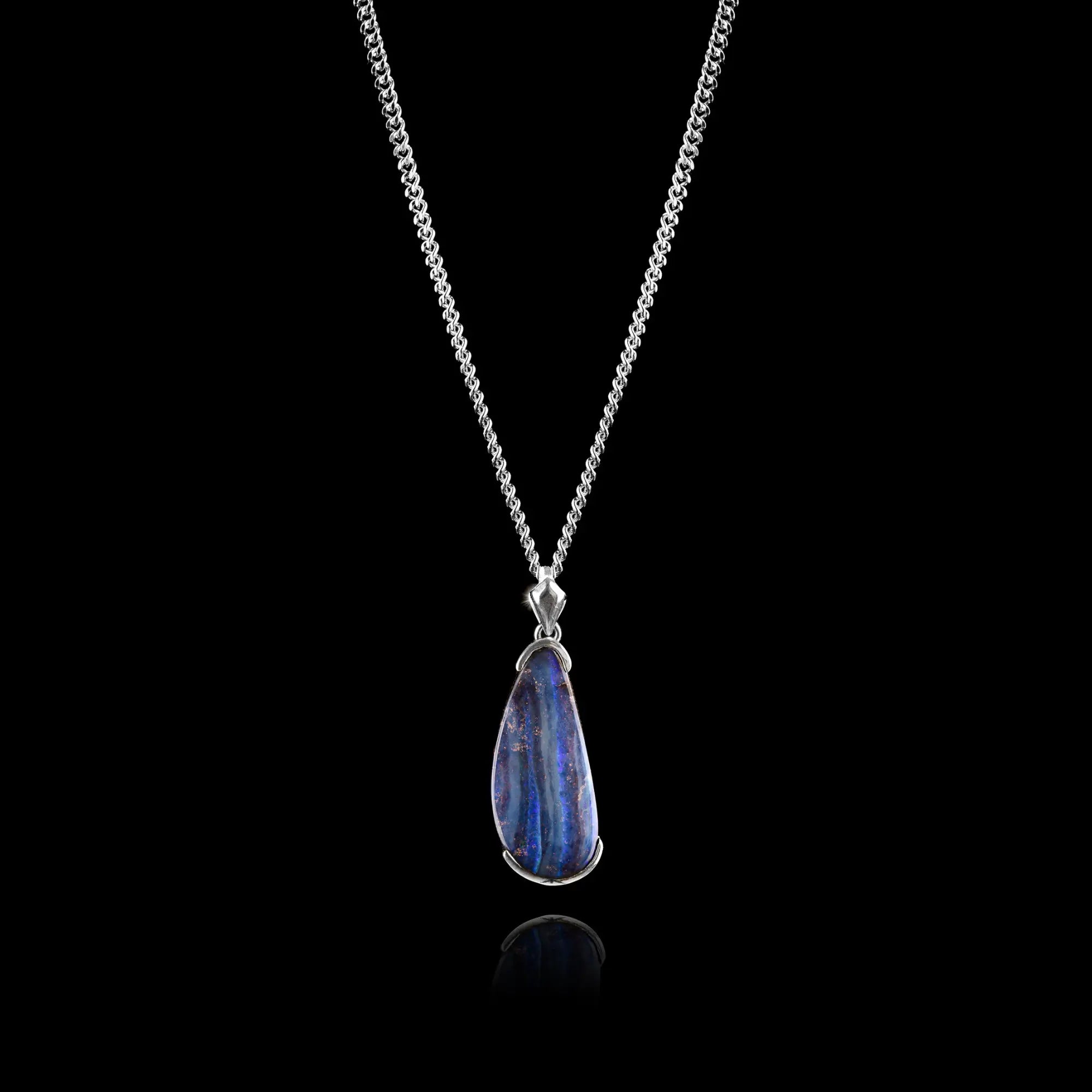 AUSTRALIAN BOULDER OPAL PENDANT 12.93CT (X)