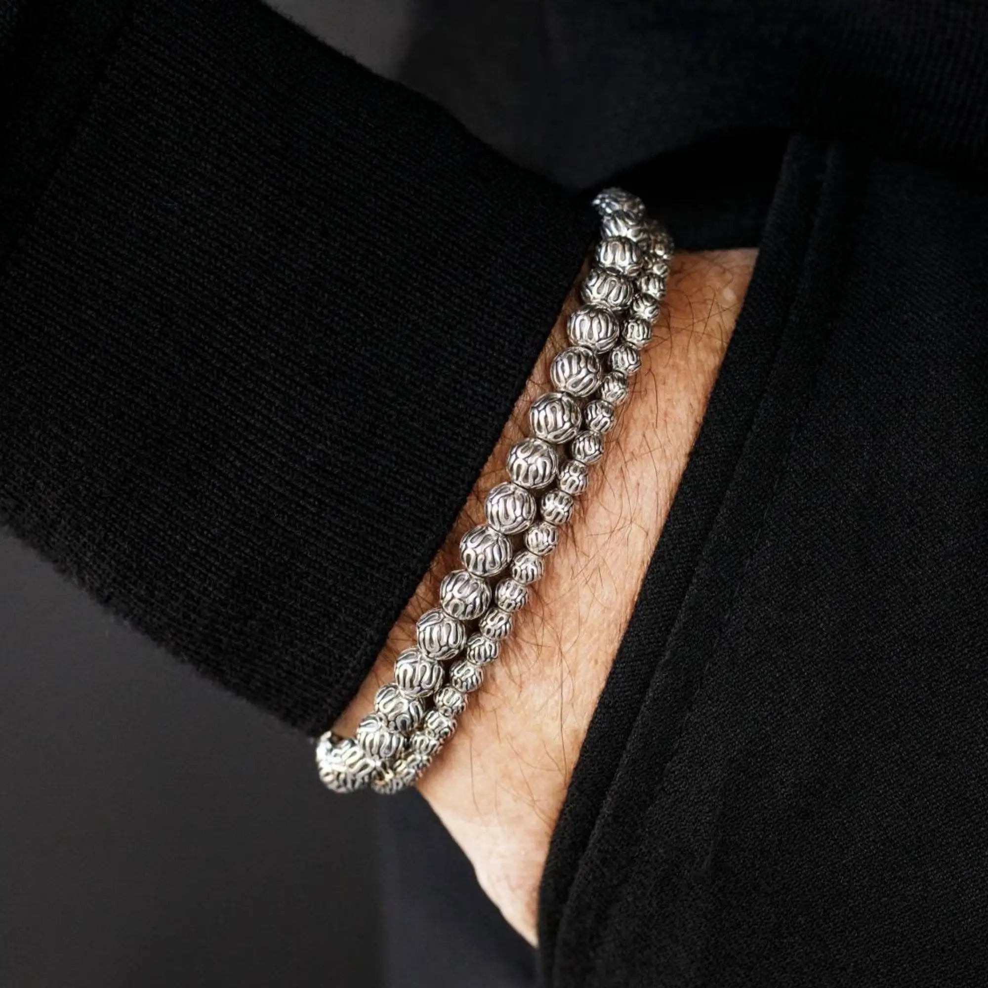 SILVER BRACELET V (6MM)