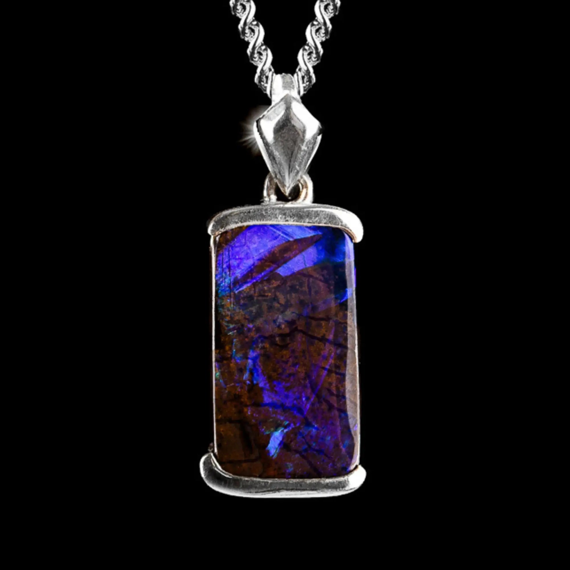 AUSTRALIAN BOULDER OPAL PENDANT 6.5CT (XI)
