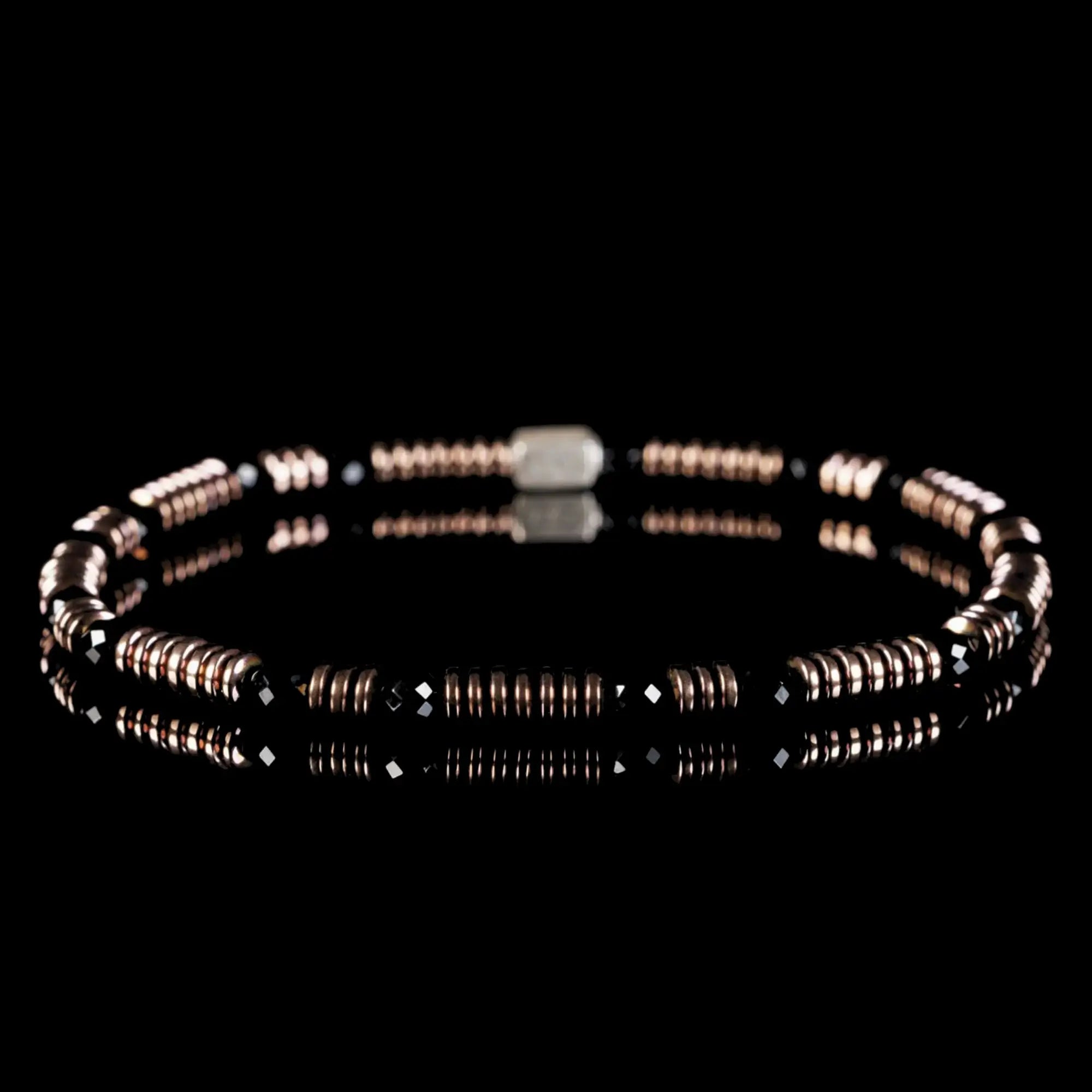 BLACK ONYX BRACELET VI (4MM)
