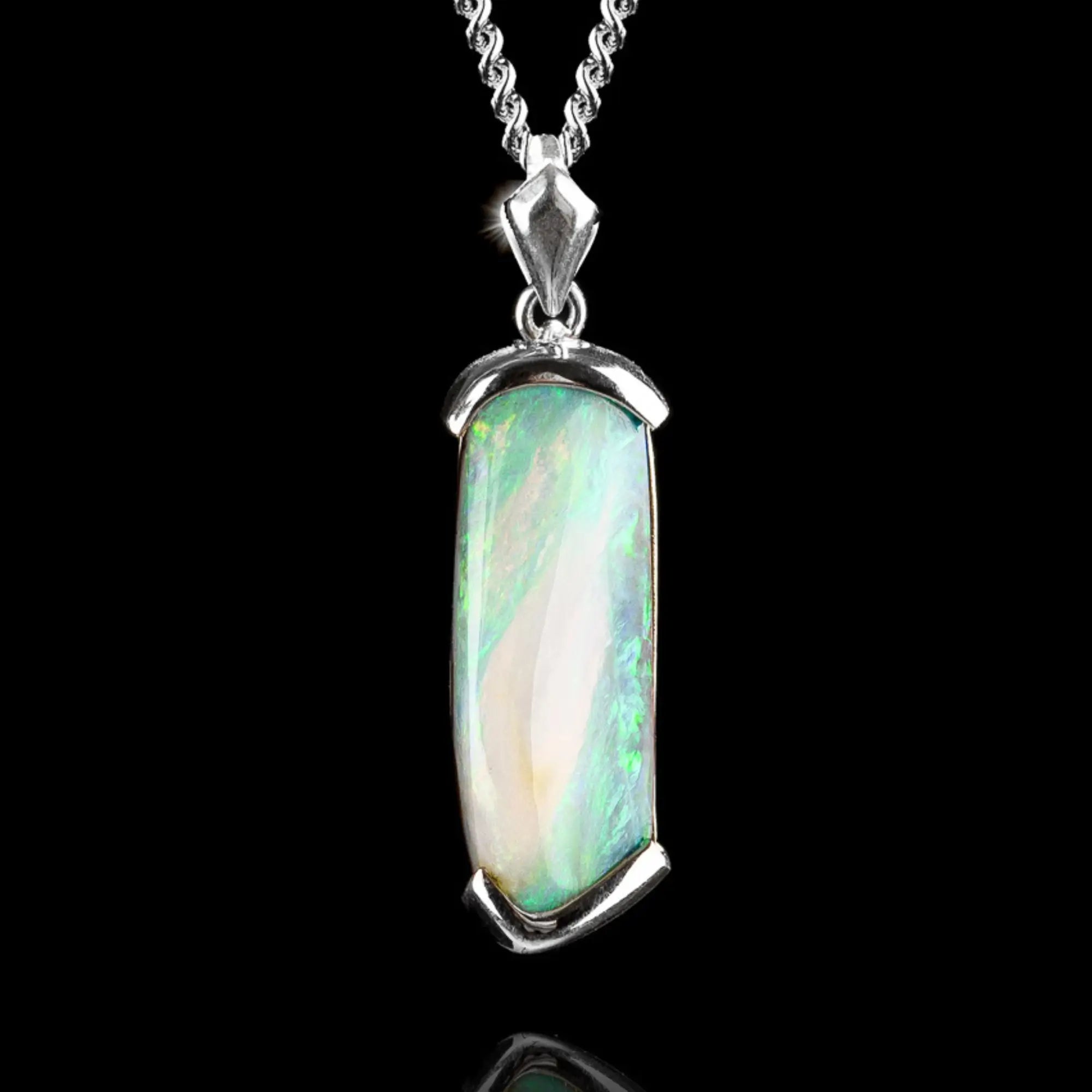 AUSTRALIAN BOULDER OPAL PENDANT 6.03CT (XIII)