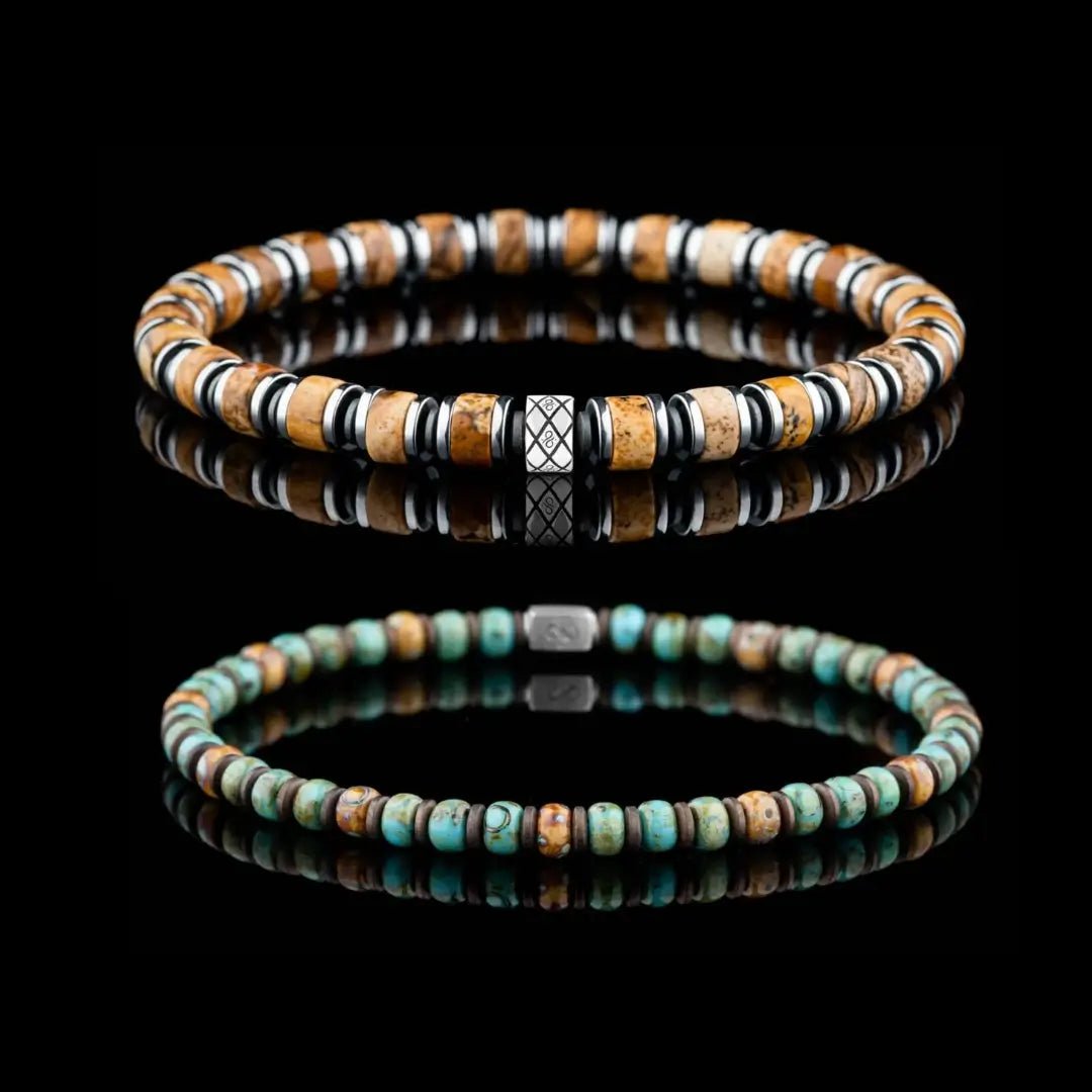 DUNE STRIDER BRACELET PAIR (4&6MM)