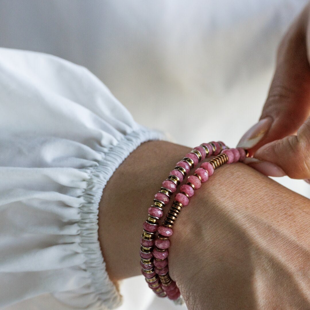 RHODONITE BRACELET III (6MM)