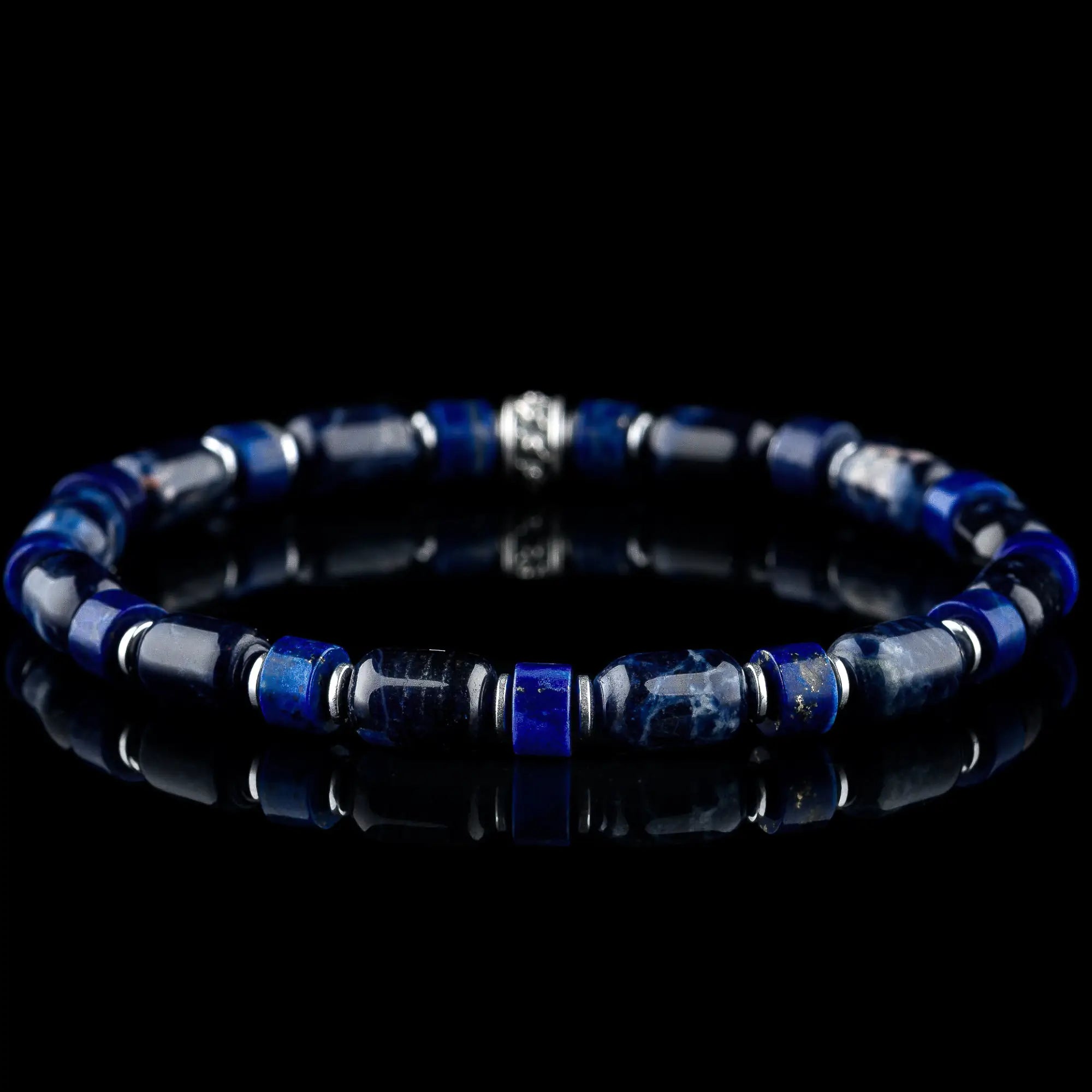 LAPIS LAZULI - SODALITE BRACELET IX (6MM)