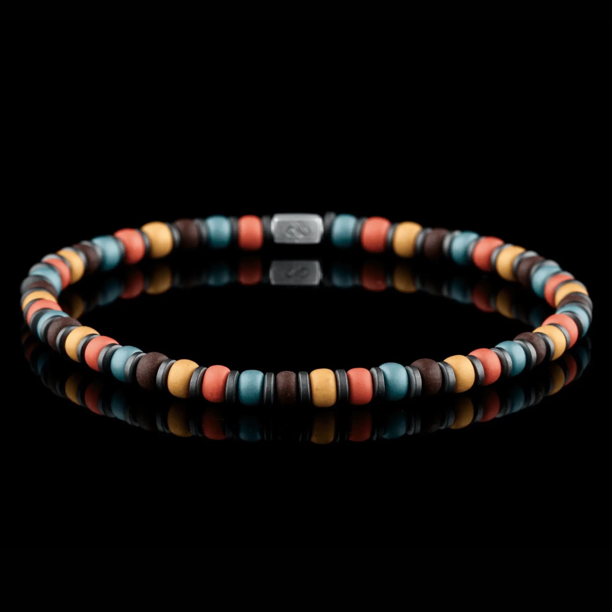 HEMATITE - MULTICOLOR BRACELET XVIII (4MM)