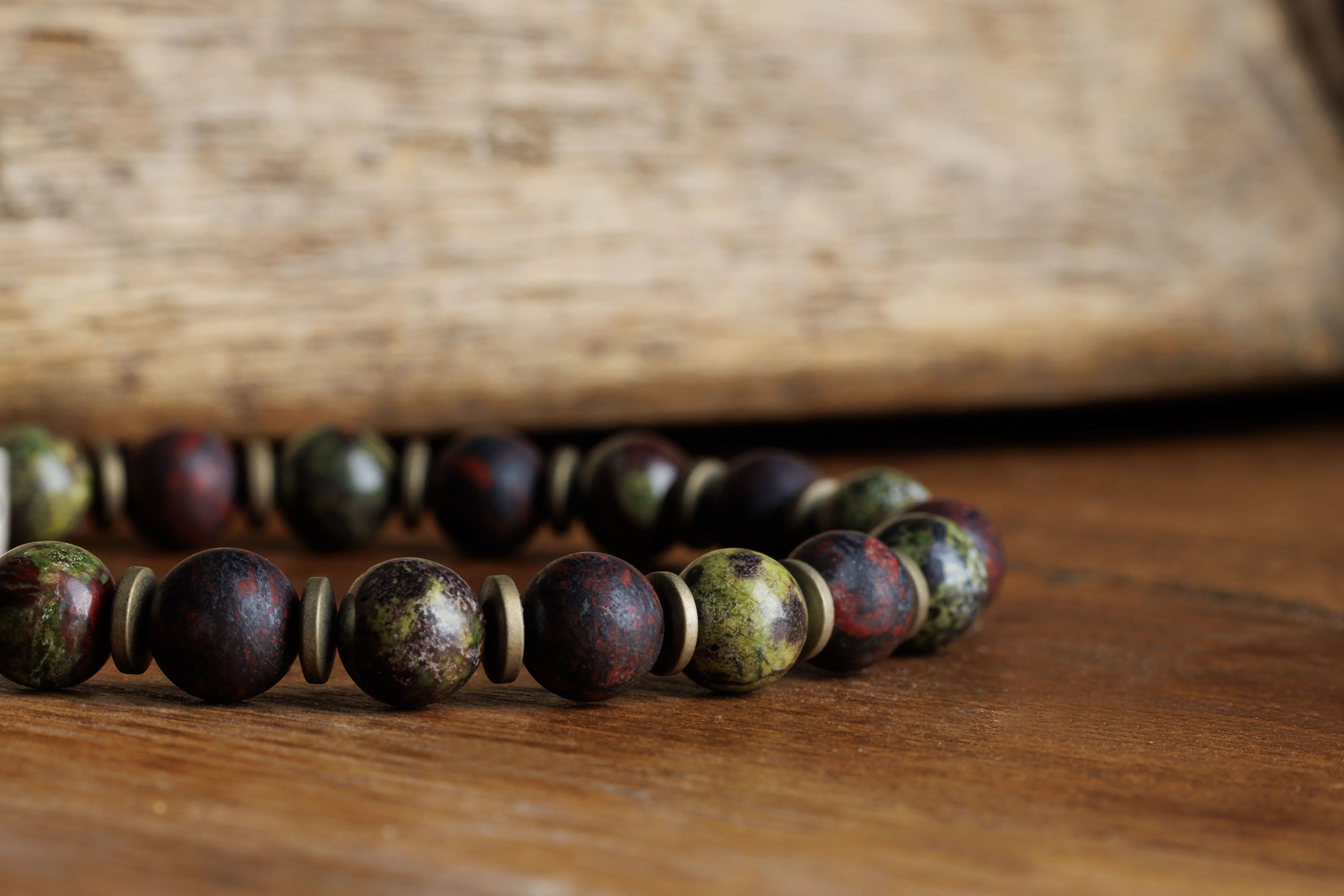 DRAGON BLOOD JASPER BRACELET XI (8MM)
