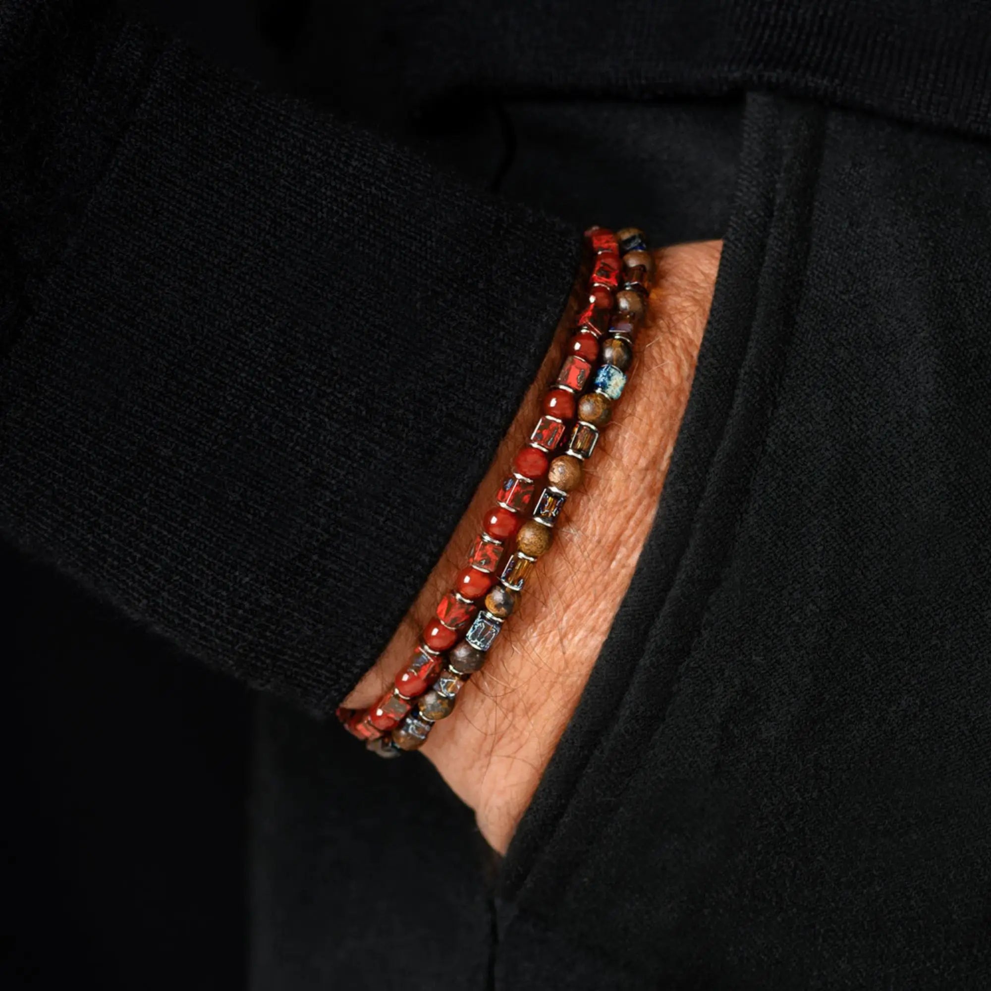 BRONZITE - CUBE BRACELET II (4MM)