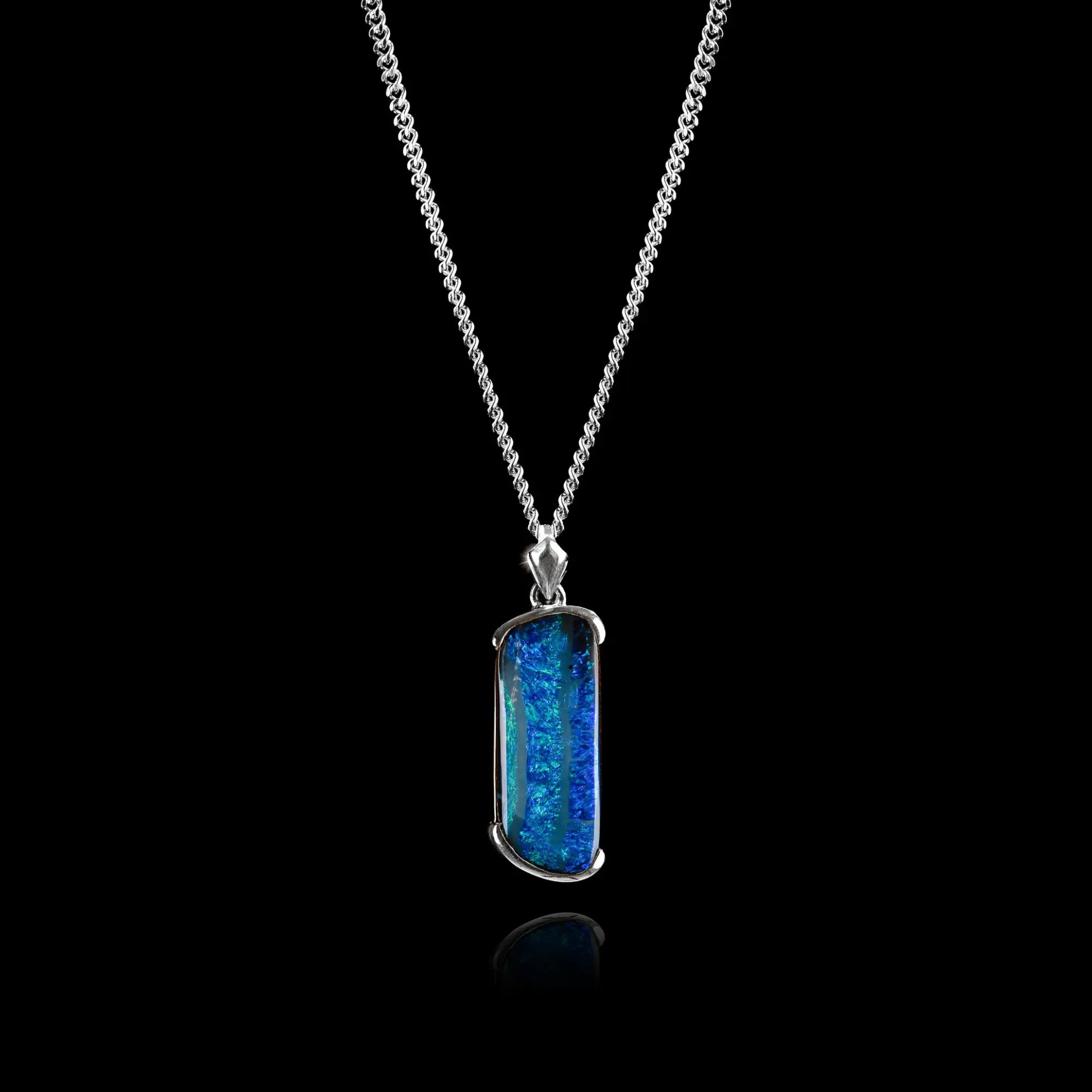AUSTRALIAN BOULDER OPAL PENDANT 7.40CT (XIX)