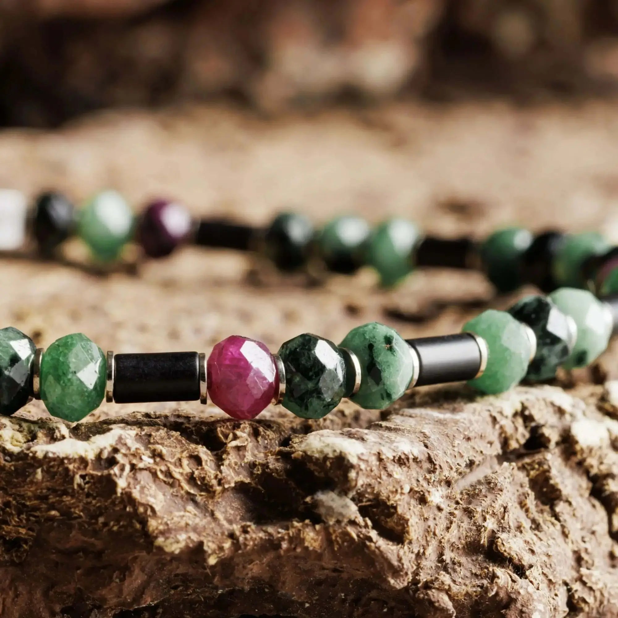 RUBY IN ZOISITE BRACELET II (5MM)