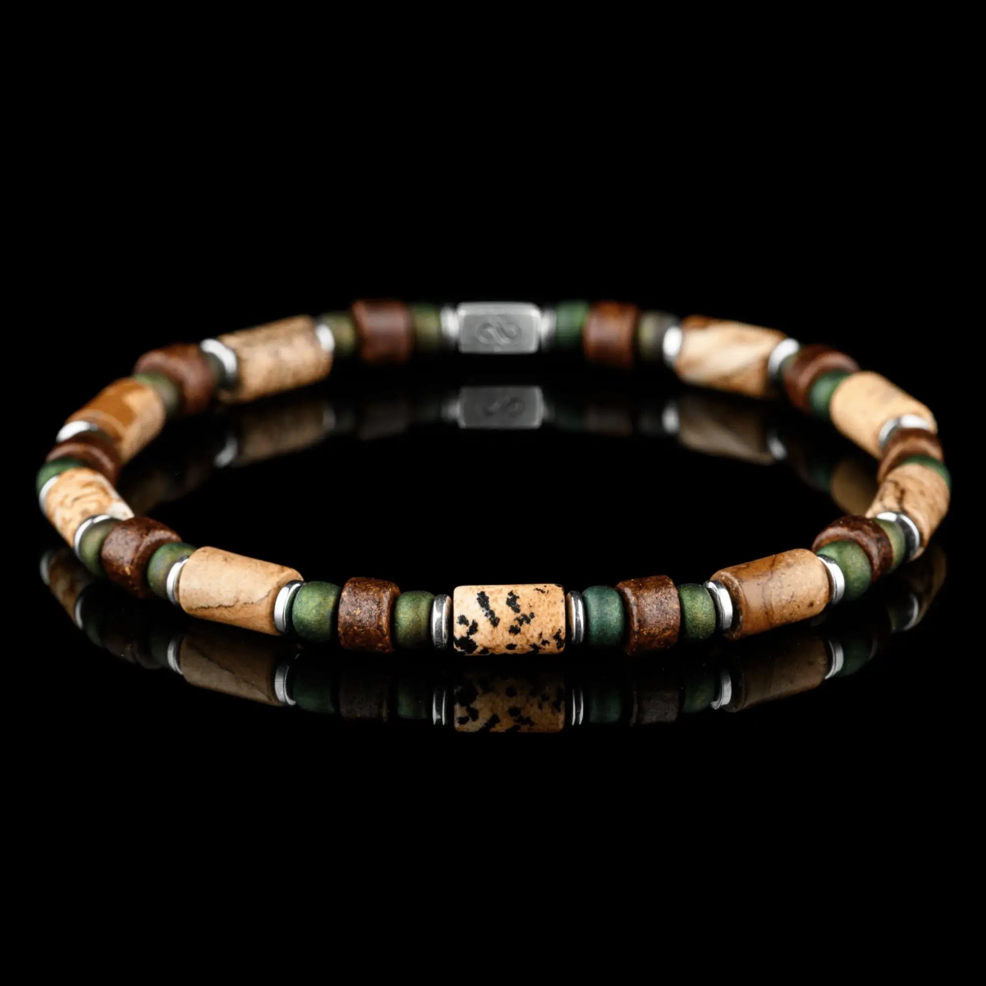 LANDSCAPE JASPER BRACELET VI (5MM)