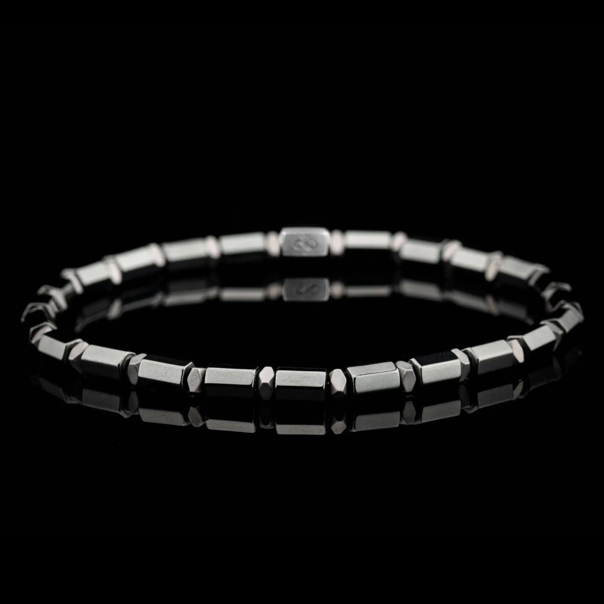 HEMATITE HEXAGON BRACELET VIII (4MM)
