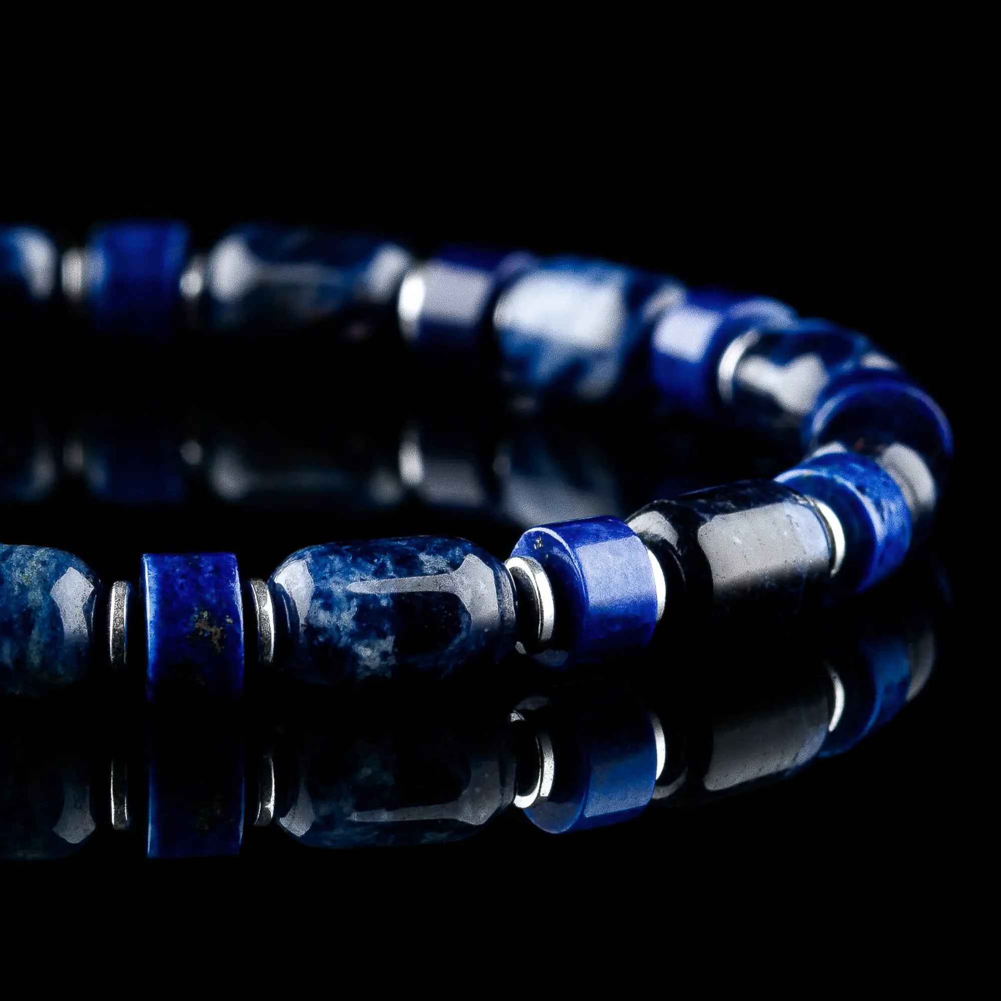 LAPIS LAZULI - SODALITE BRACELET IX (6MM)