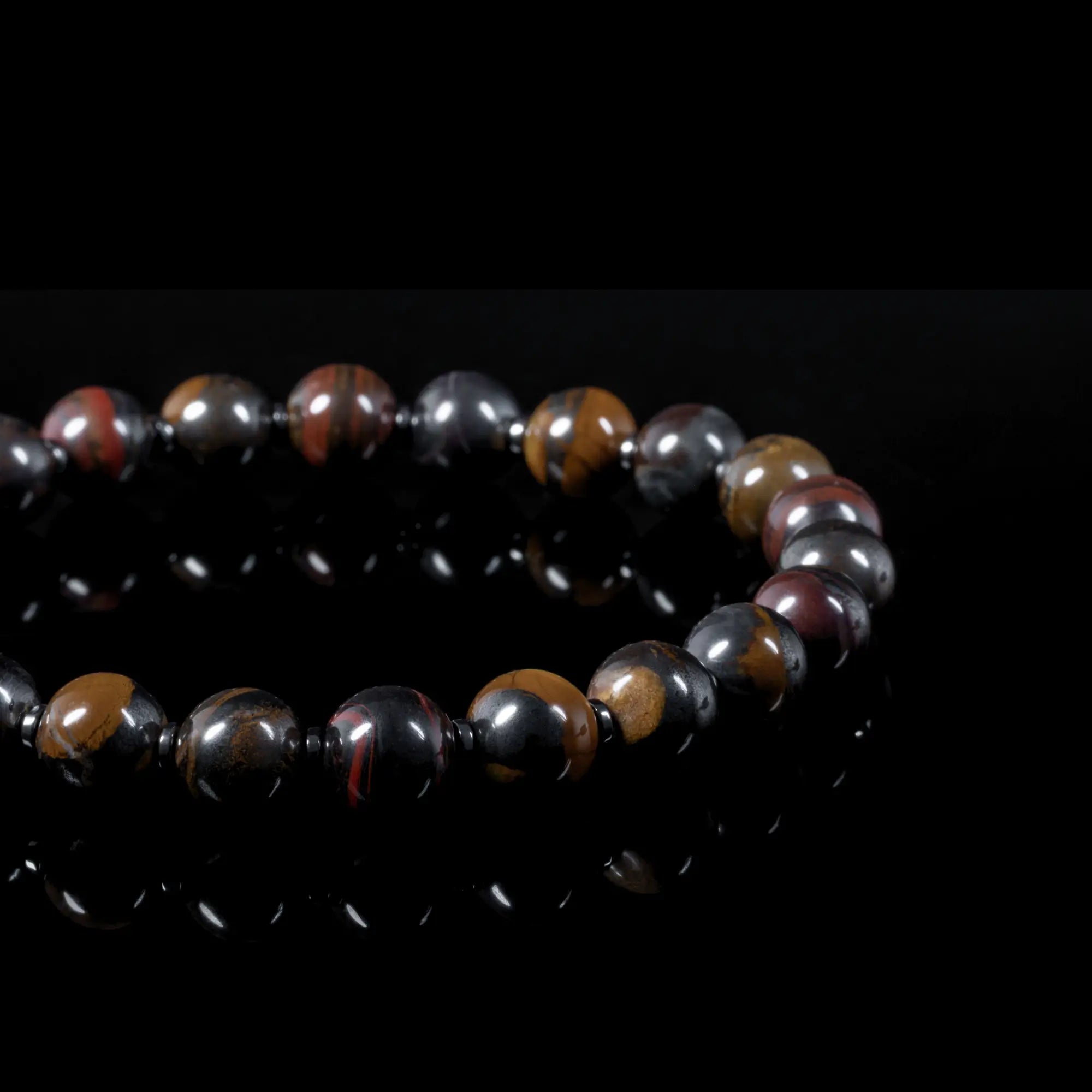TIGER IRON BRACELET VI (8MM)