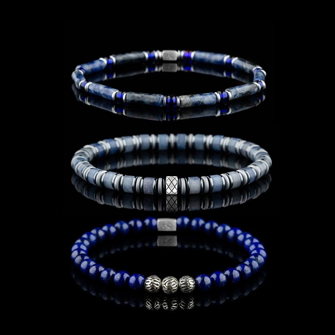 ROYAL AZURE BRACELET BUNDLE (4&6MM)