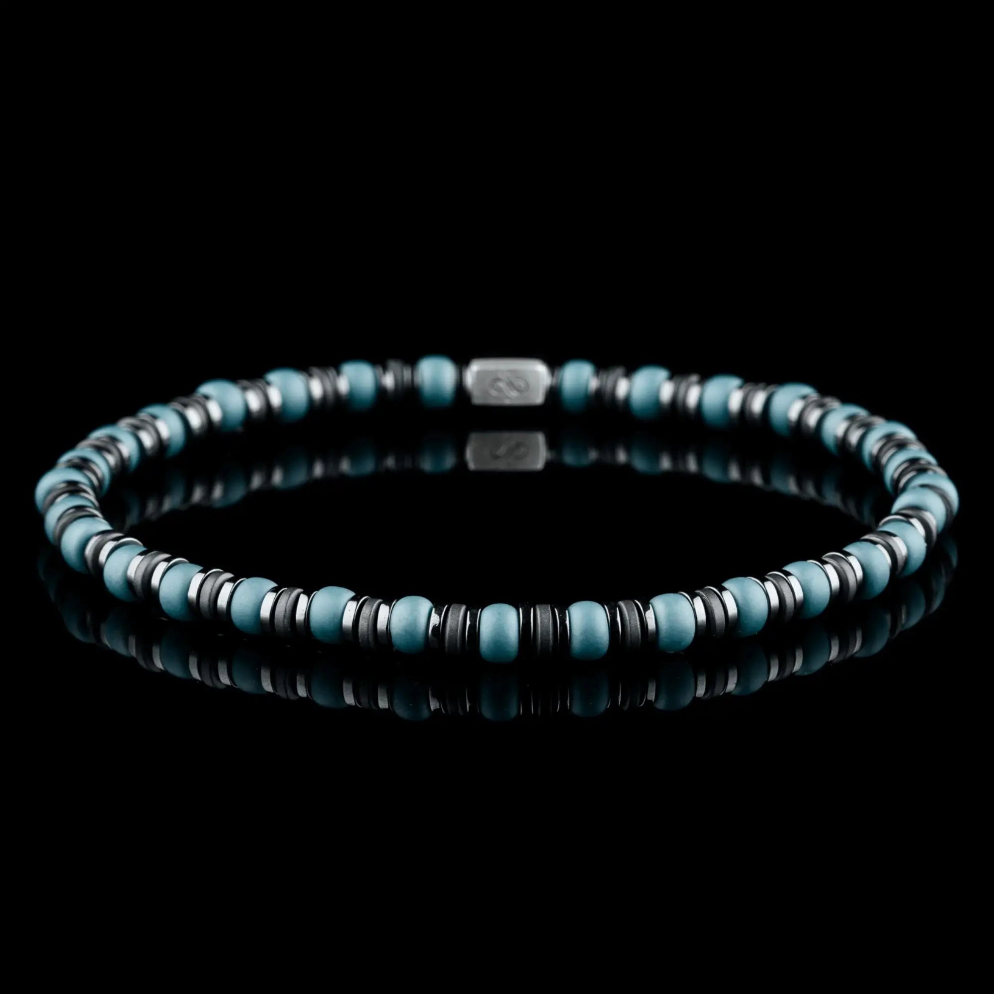 HEMATITE - BLUE BRACELET XVII (4MM)