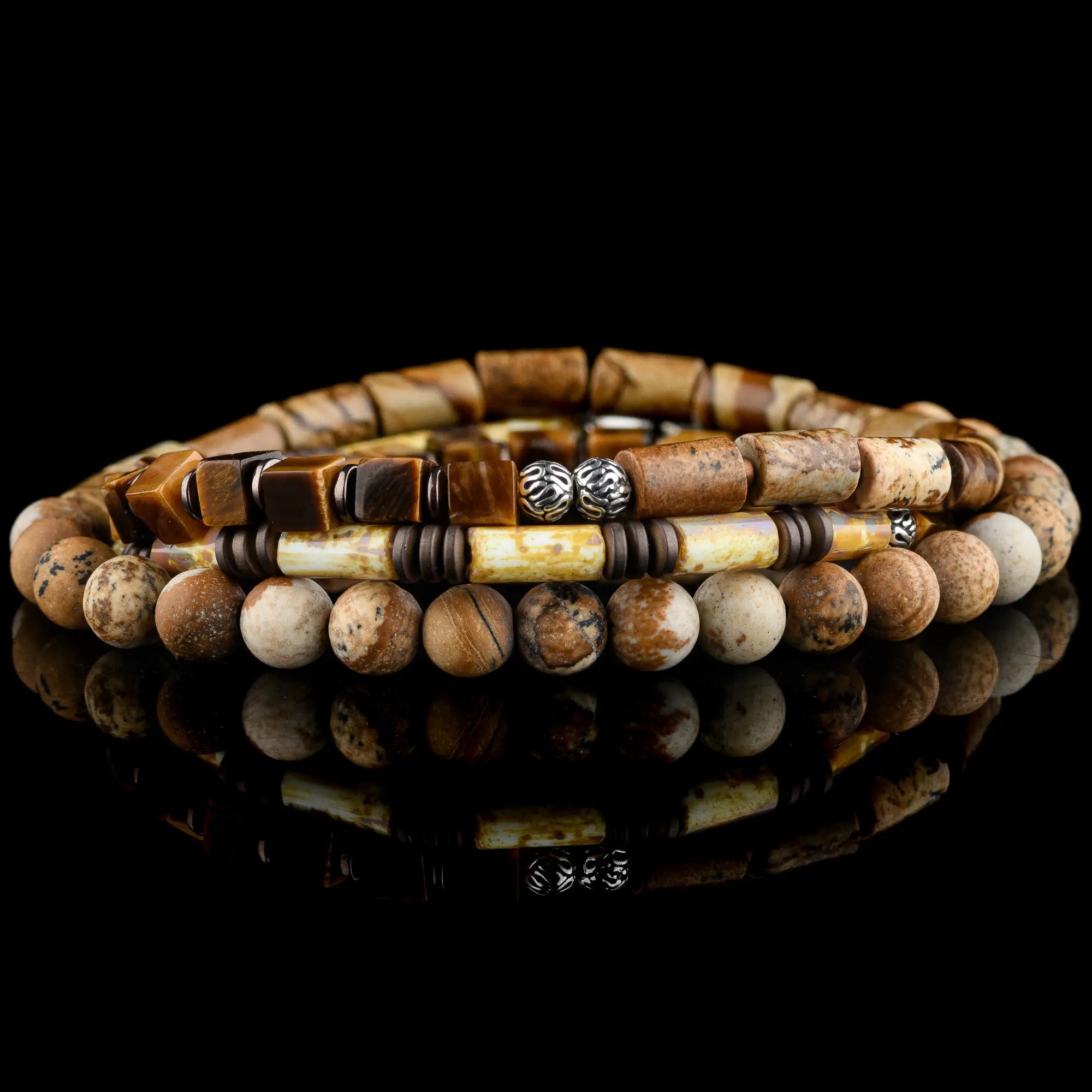NATURAL WRAP BRACELET I (4-6MM)