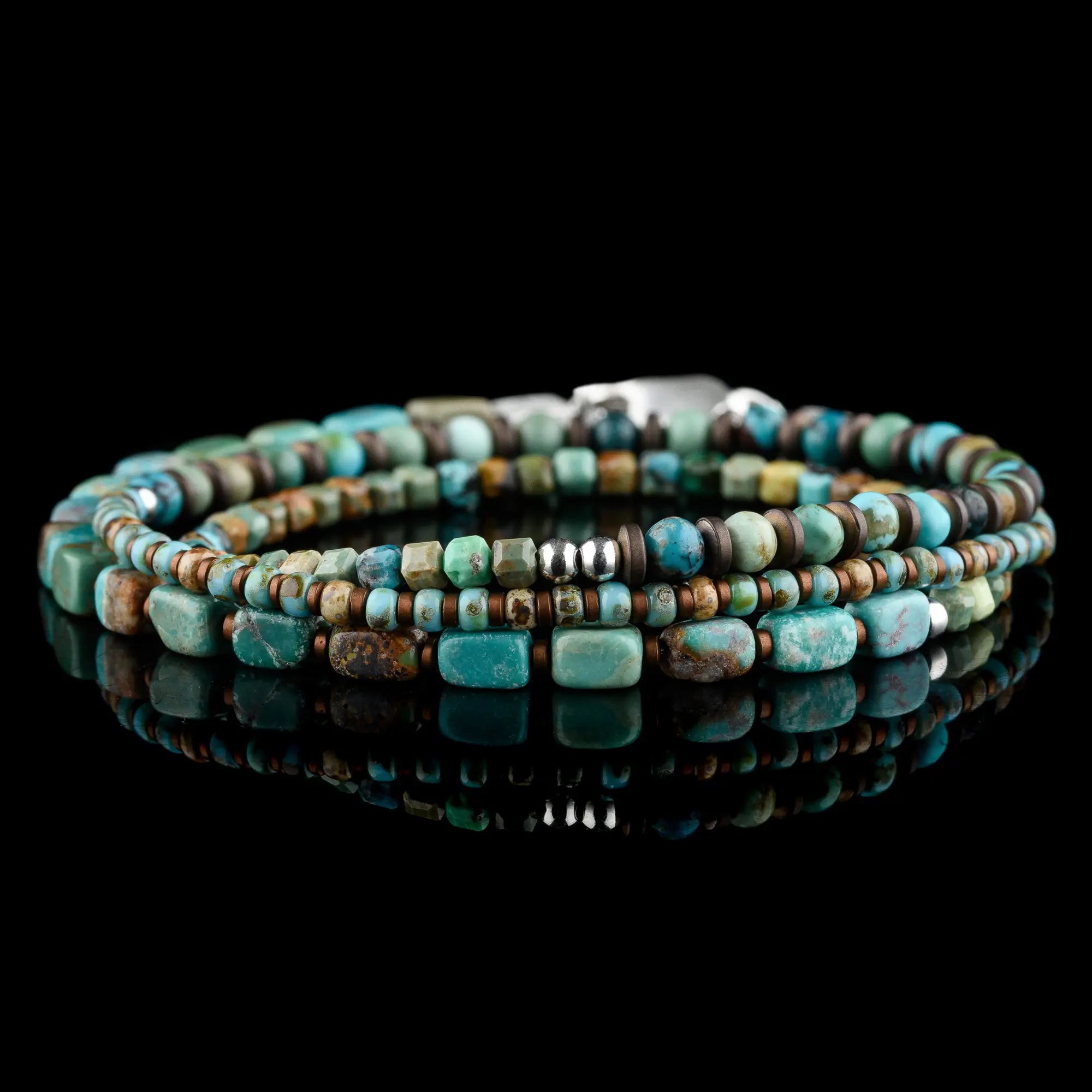 TURQUOISE WRAP BRACELET I (3-4MM)