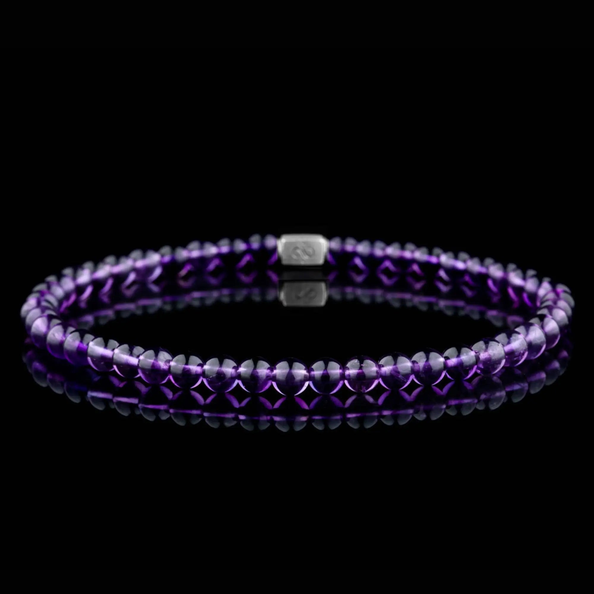 AMETHYST BRACELET V (4MM)