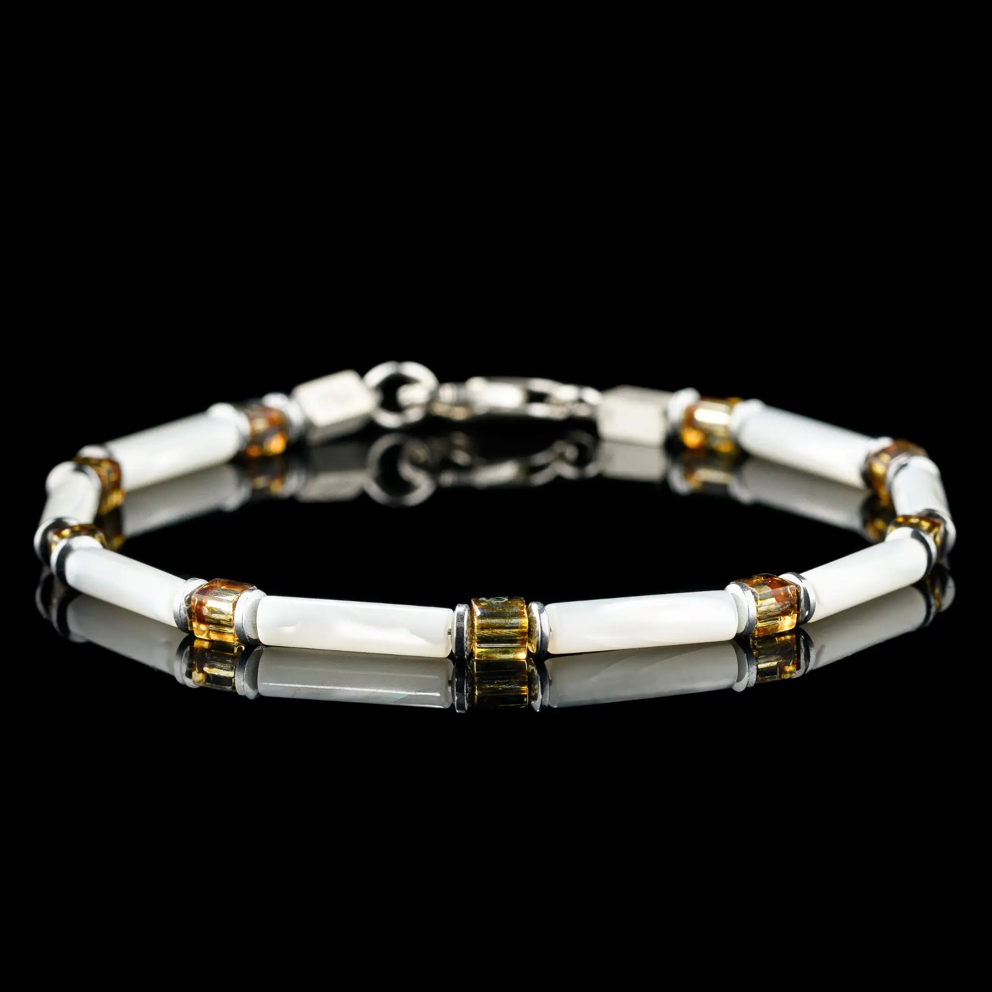 MOTHER OF PEARL BRACELET III (4MM)