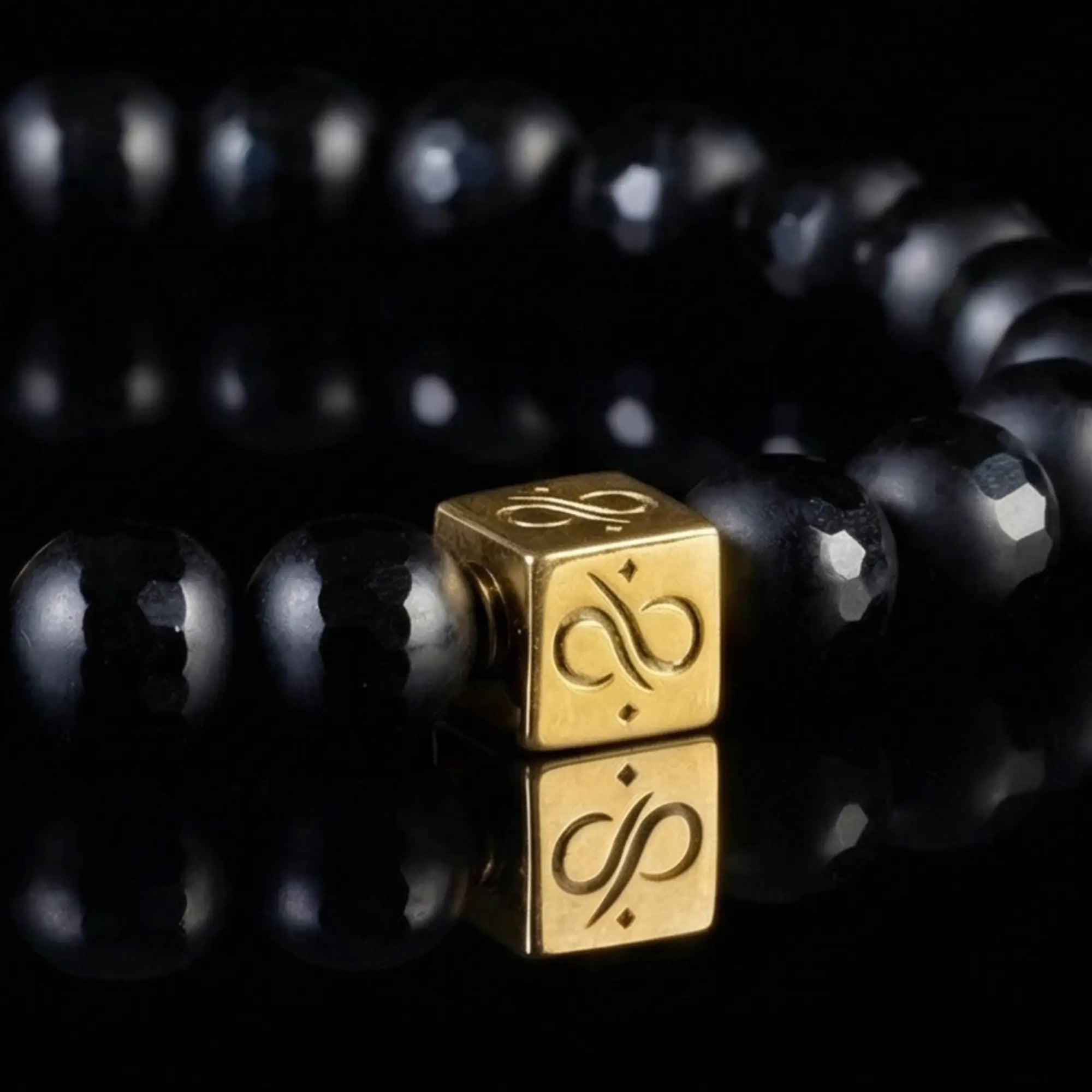ONYX GOLD VERMEIL BRACELET II (8MM)